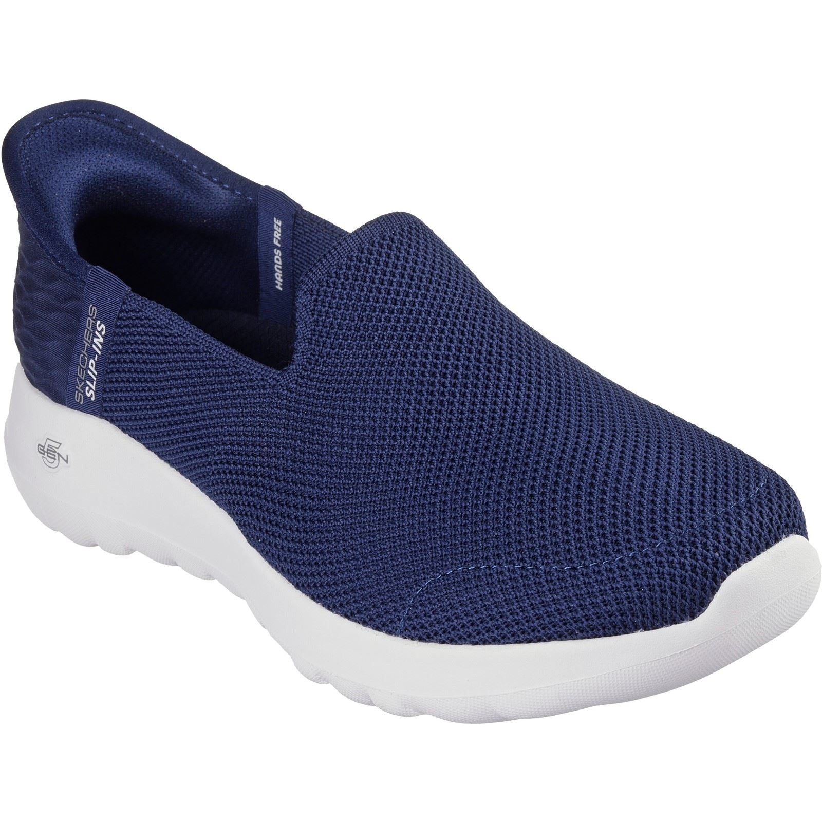 Skechers GO WALK Joy Vela Chaussures De Sport Pour Femmes En Textile Bleu Marine/Blanc