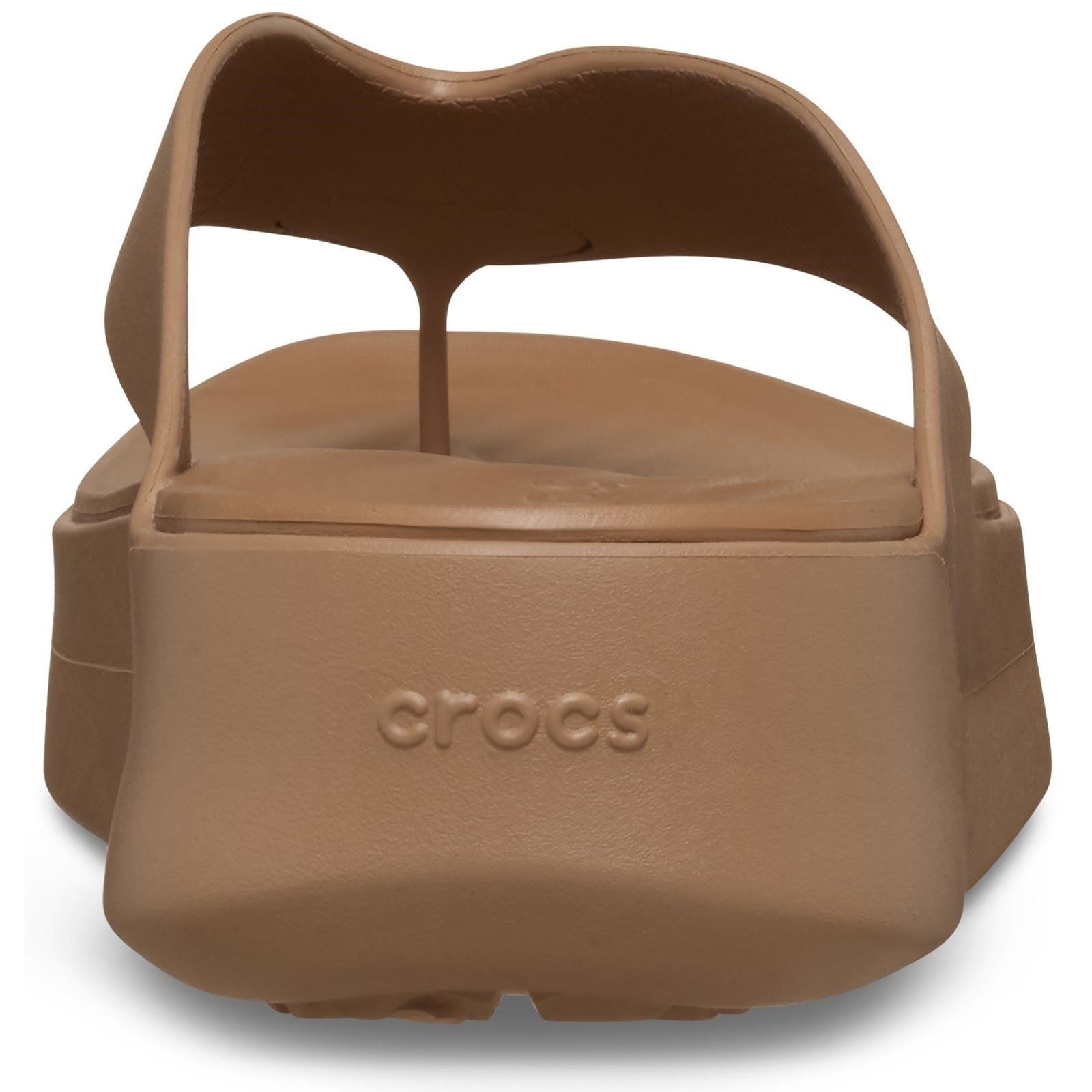 Crocs Getaway Platform Sandales En Chocolat Au Lait Eva Pour Femmes