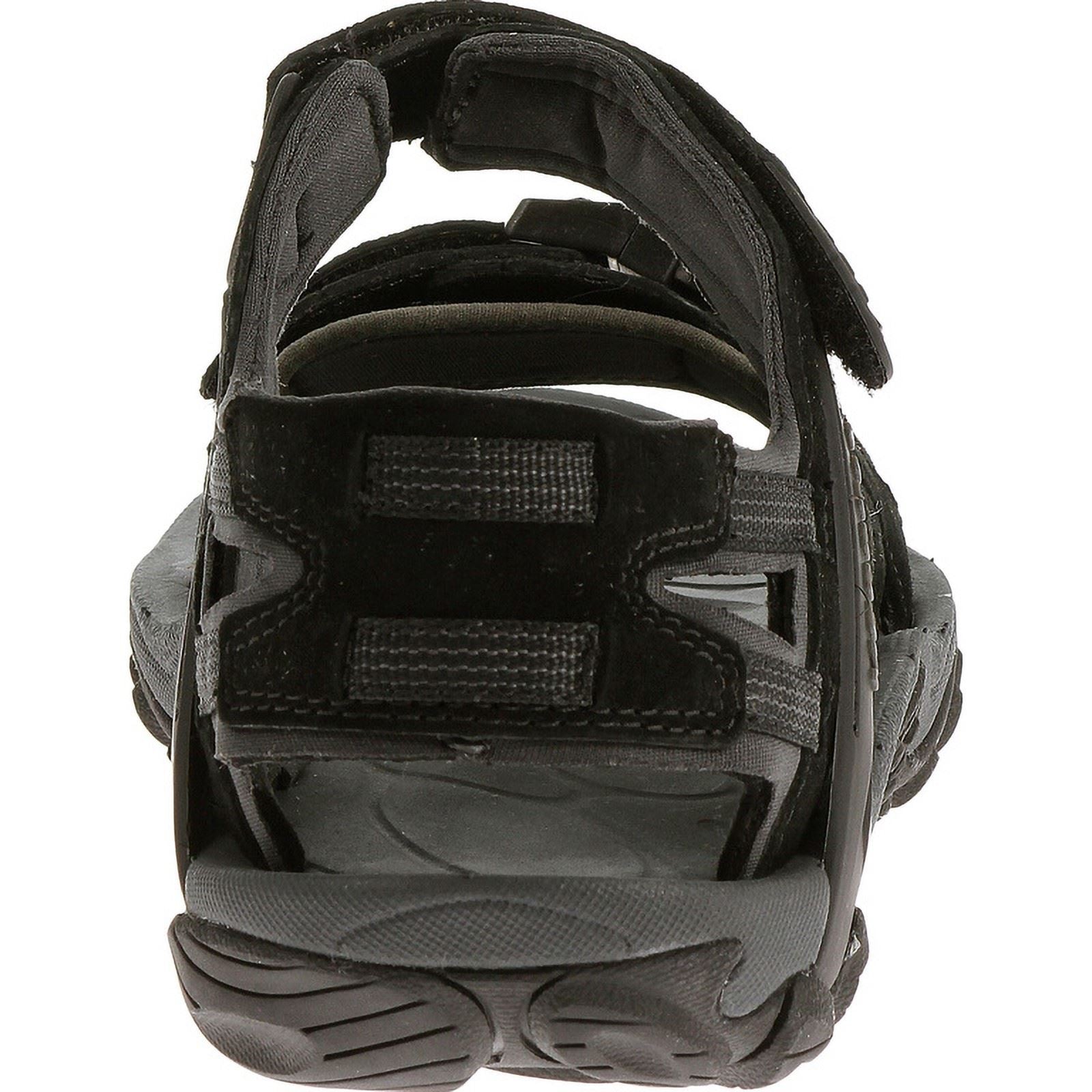 Merrell Kahuna III Sandales Noires Pour Hommes En Suede