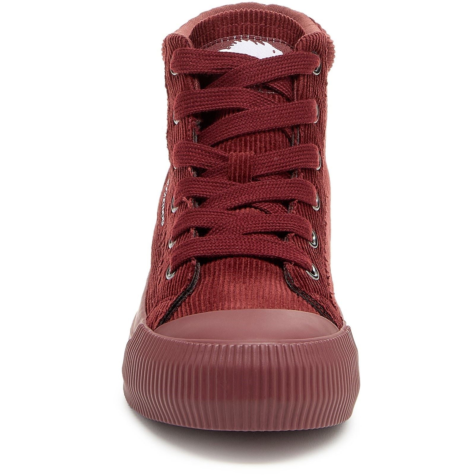 Rocket Dog Cheery Hi Baskets Bordeaux En Velours Côtelé Pour Femmes