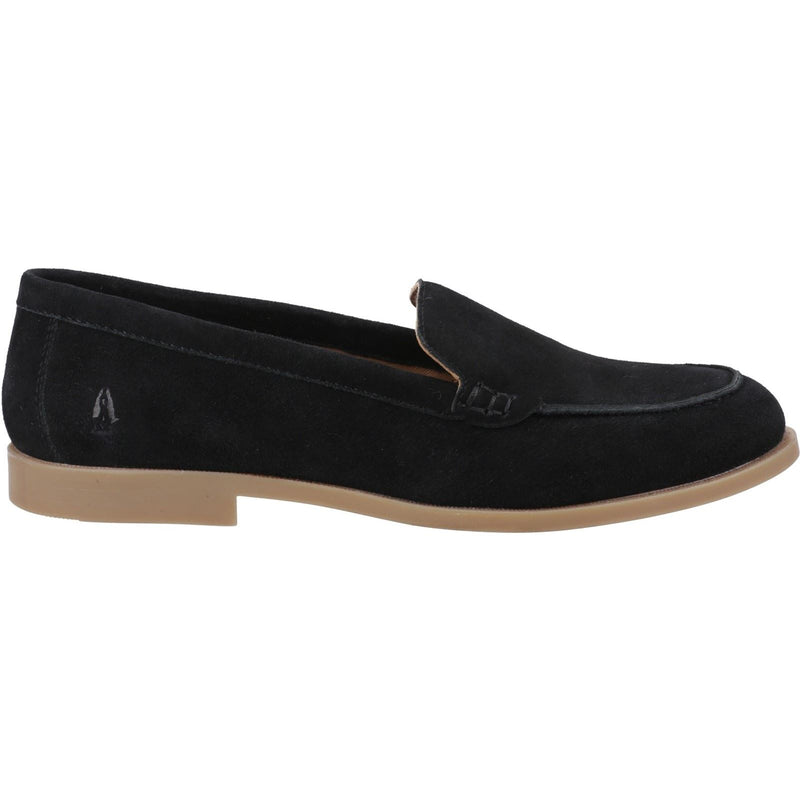 Hush Puppies Natasha Mocassins Noirs Pour Femmes En Cuir