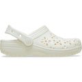 Crocs Classic Floral Cut Out Sabots En Craie Thermoplastique