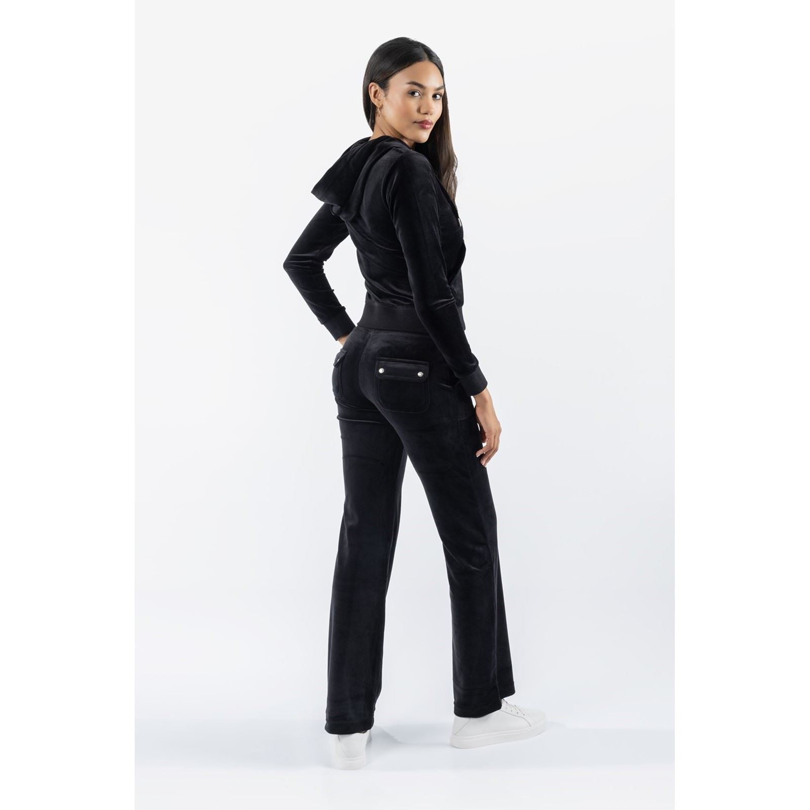 Juicy Couture Del Ray Joggeurs Noirs En Polyester Pour Femmes