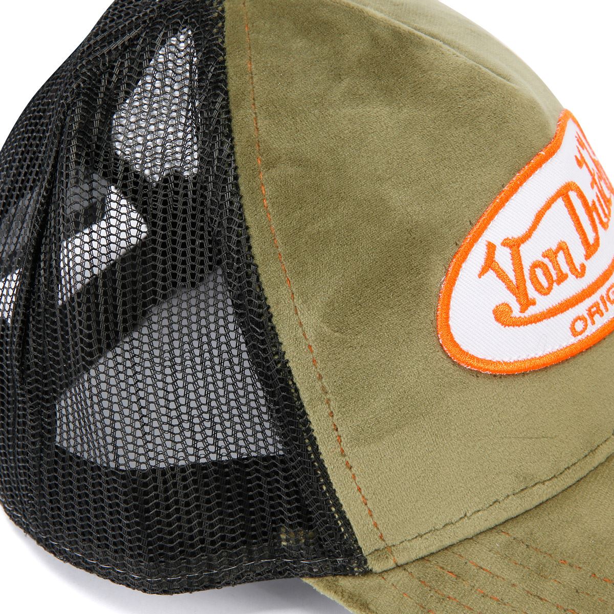 Von Dutch Trucker Kent Casquettes Kaki/Noir En Coton