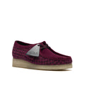 Clarks Originals Wallabee Chaussures Violettes Pour Femmes En Textile