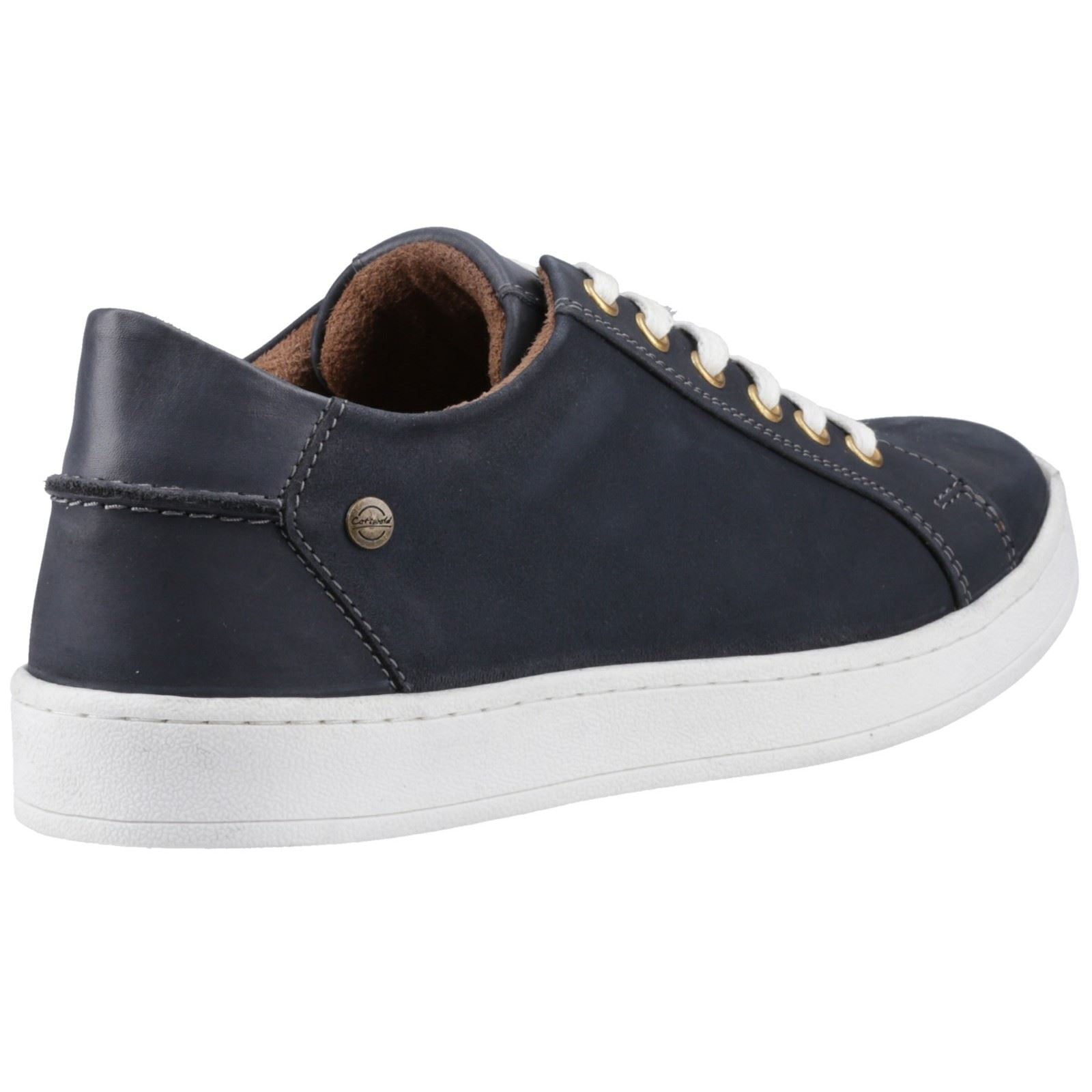 Cotswold Radcot Chaussures De Sport En Cuir Pour Femmes, Couleur Marine