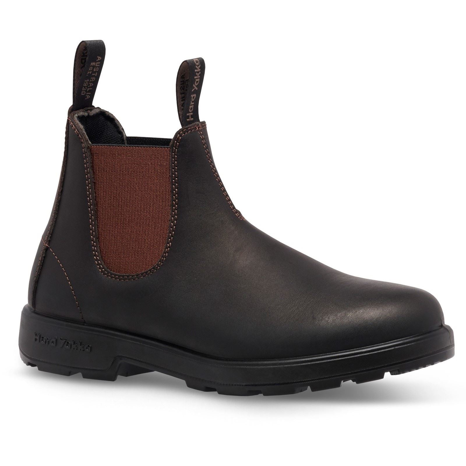 Hard Yakka Bottes Brunes Waxy En Cuir Pour Hommes Brunswick
