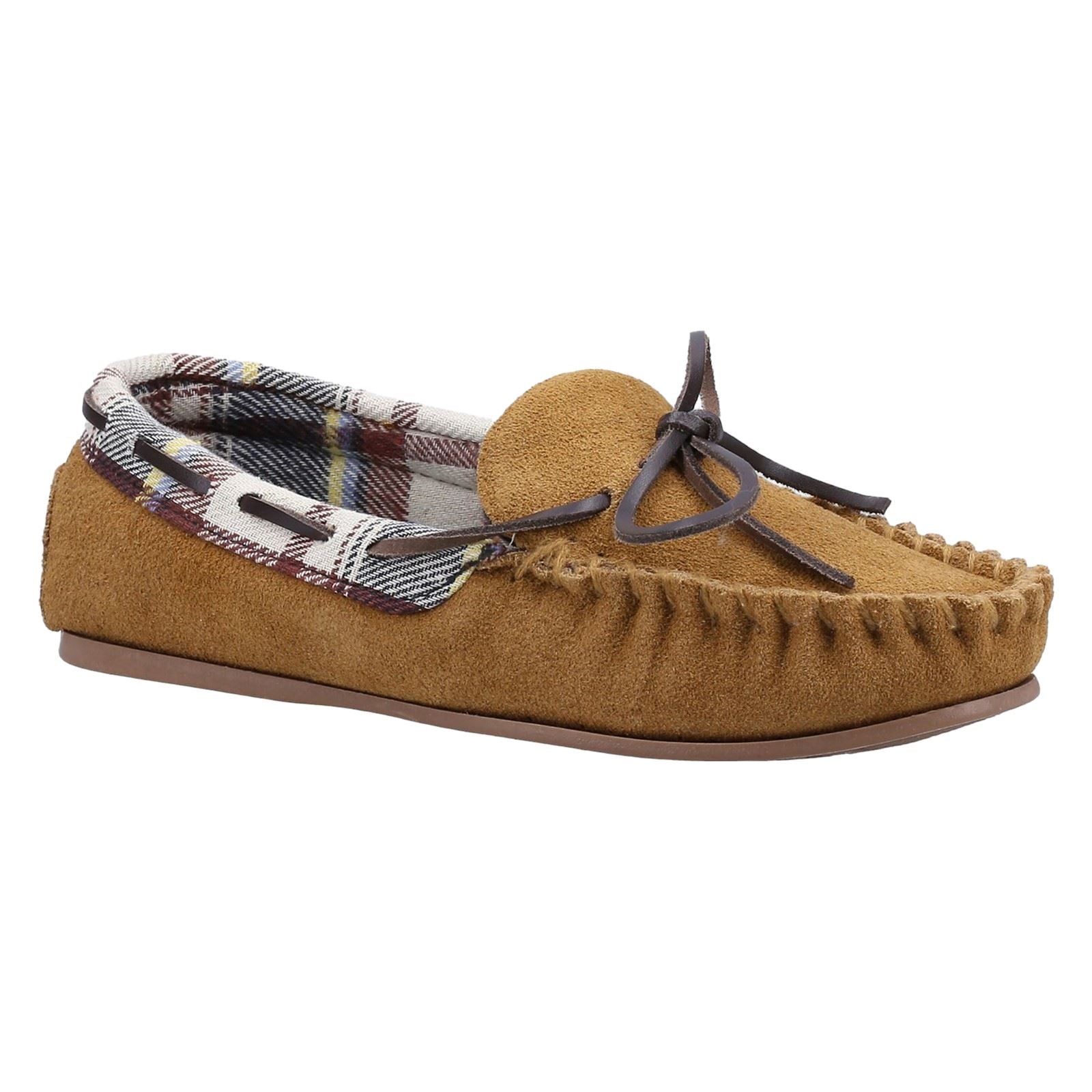 Cotswold Chatsworth Chaussons Pour Femmes En Daim Beige