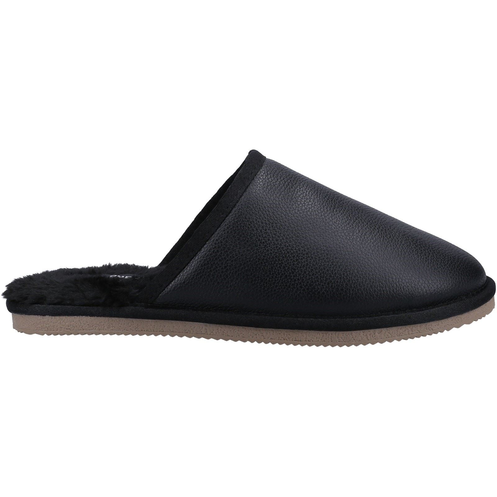 Hush Puppies Coady Chaussons Noirs Pour Homme En Daim
