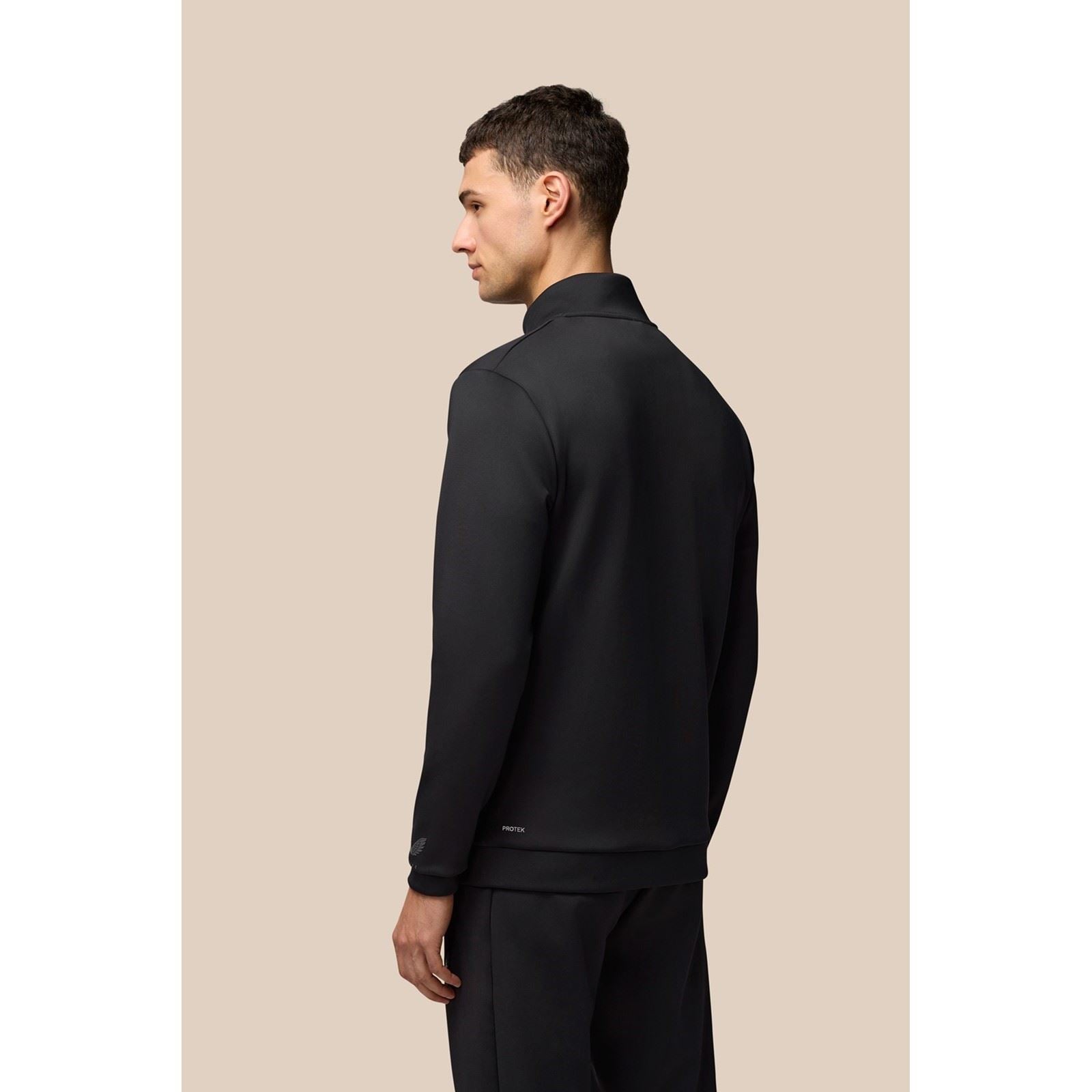 Castore Scuba 1/4 Zip Sweatshirt Noir Pour Homme En Polyester