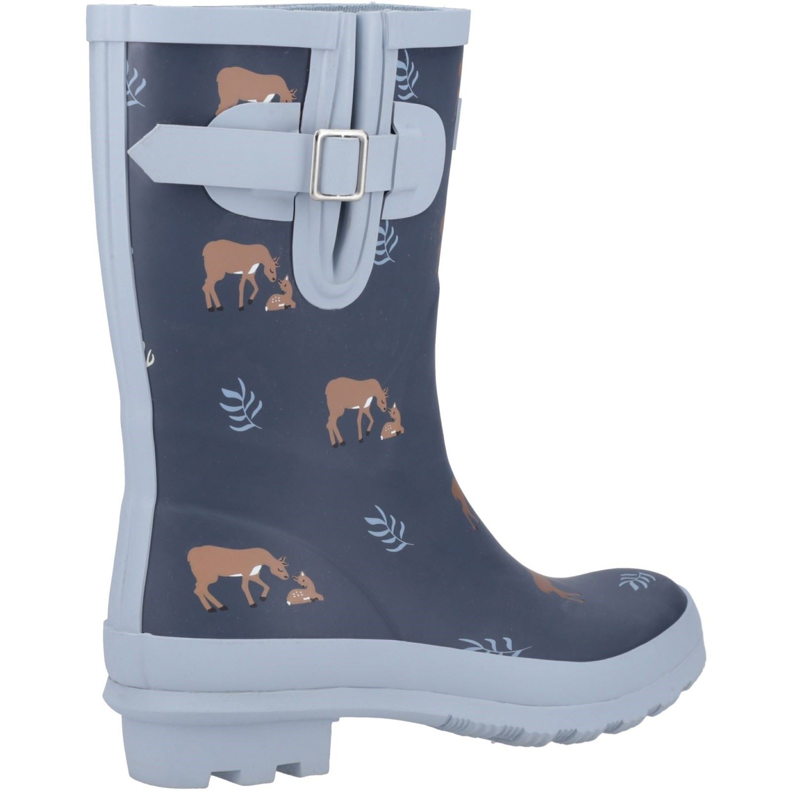 Cotswold Woodland Mid Bottes Wellington En Caoutchouc Pour Femmes