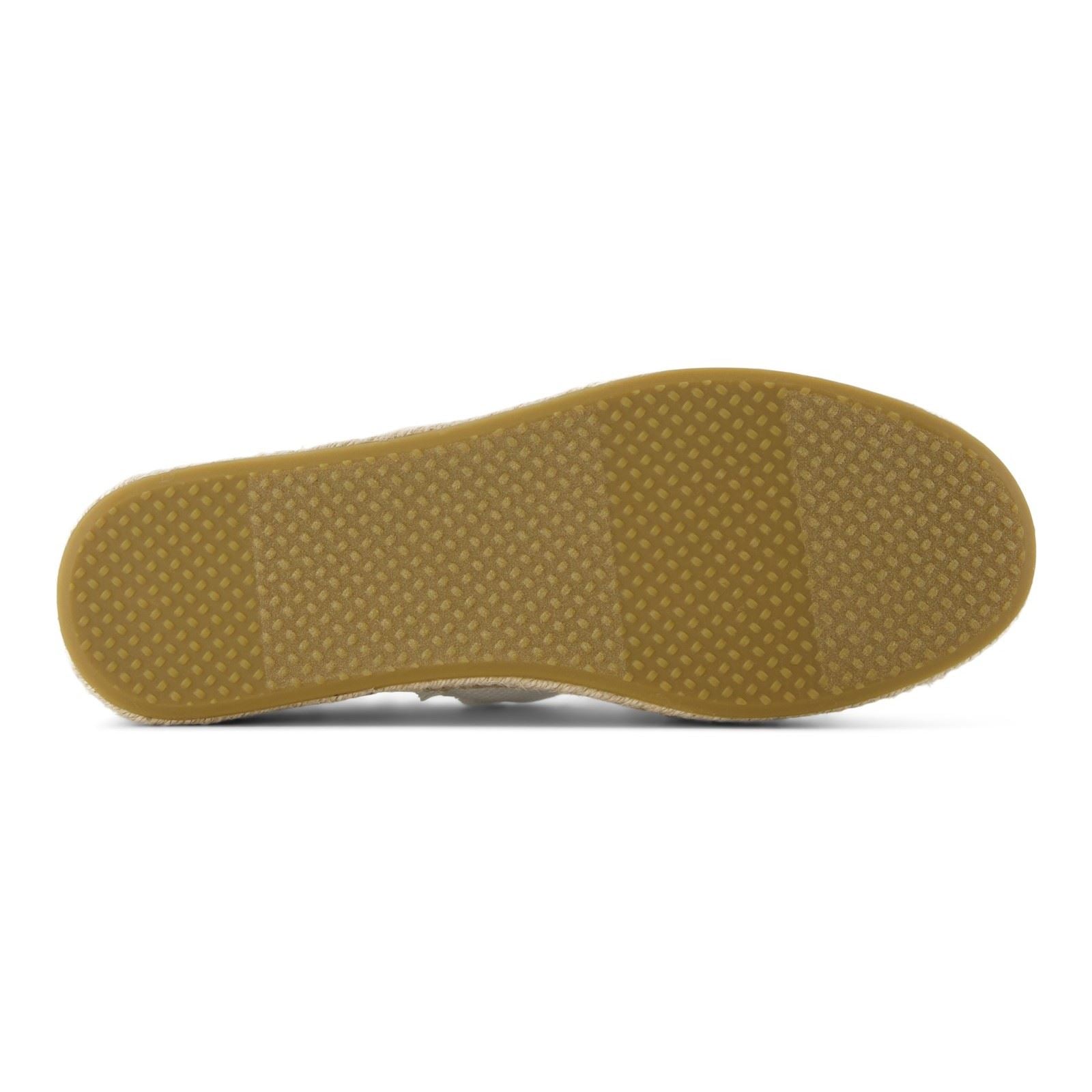 TOMS Carolina Lace Up Espadrilles Blanches En Coton Pour Femmes À La Plage