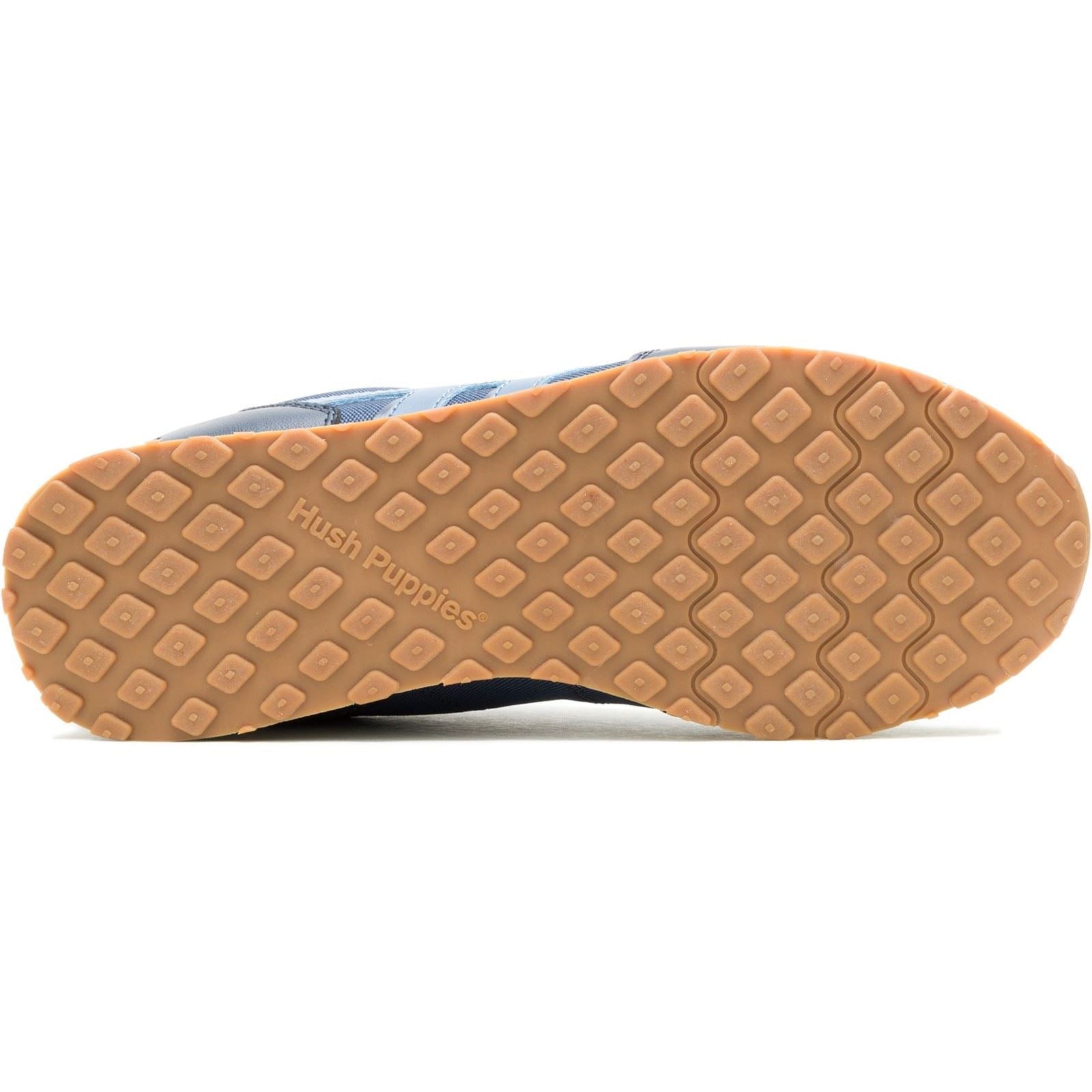 Hush Puppies Seventy8 Chaussures De Sport Bleues Pour Hommes En Cuir