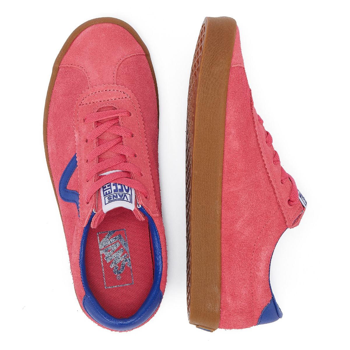 Vans Sport Low Bambino Baskets En Daim Chèvrefeuille Pour Bébé.