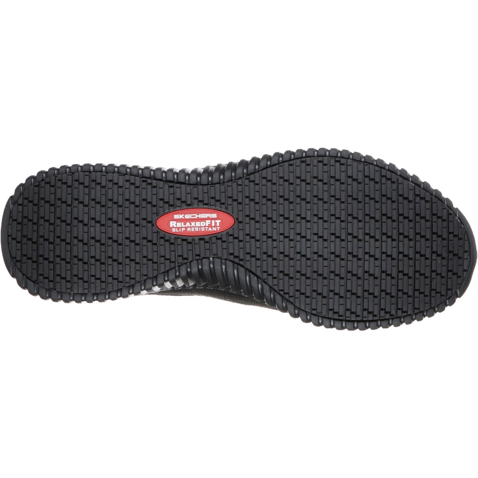 Skechers Workwear Cessnock Chaussures De Sport Noires Pour Hommes