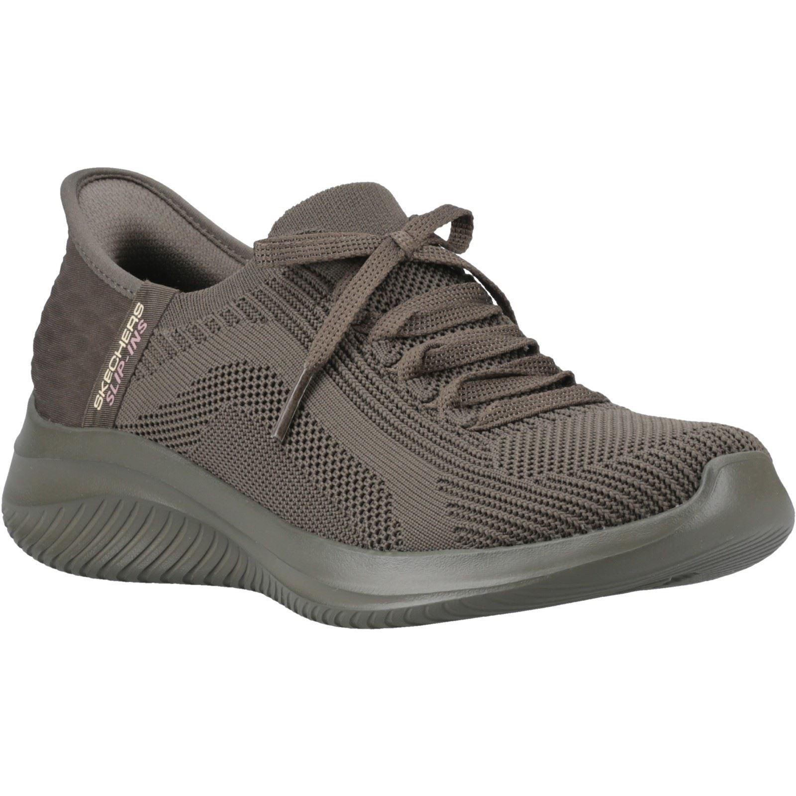 Skechers Ultra Flex 3.0 Pure Color Chaussures De Sport Pour Femmes En Toile, Couleur Olive
