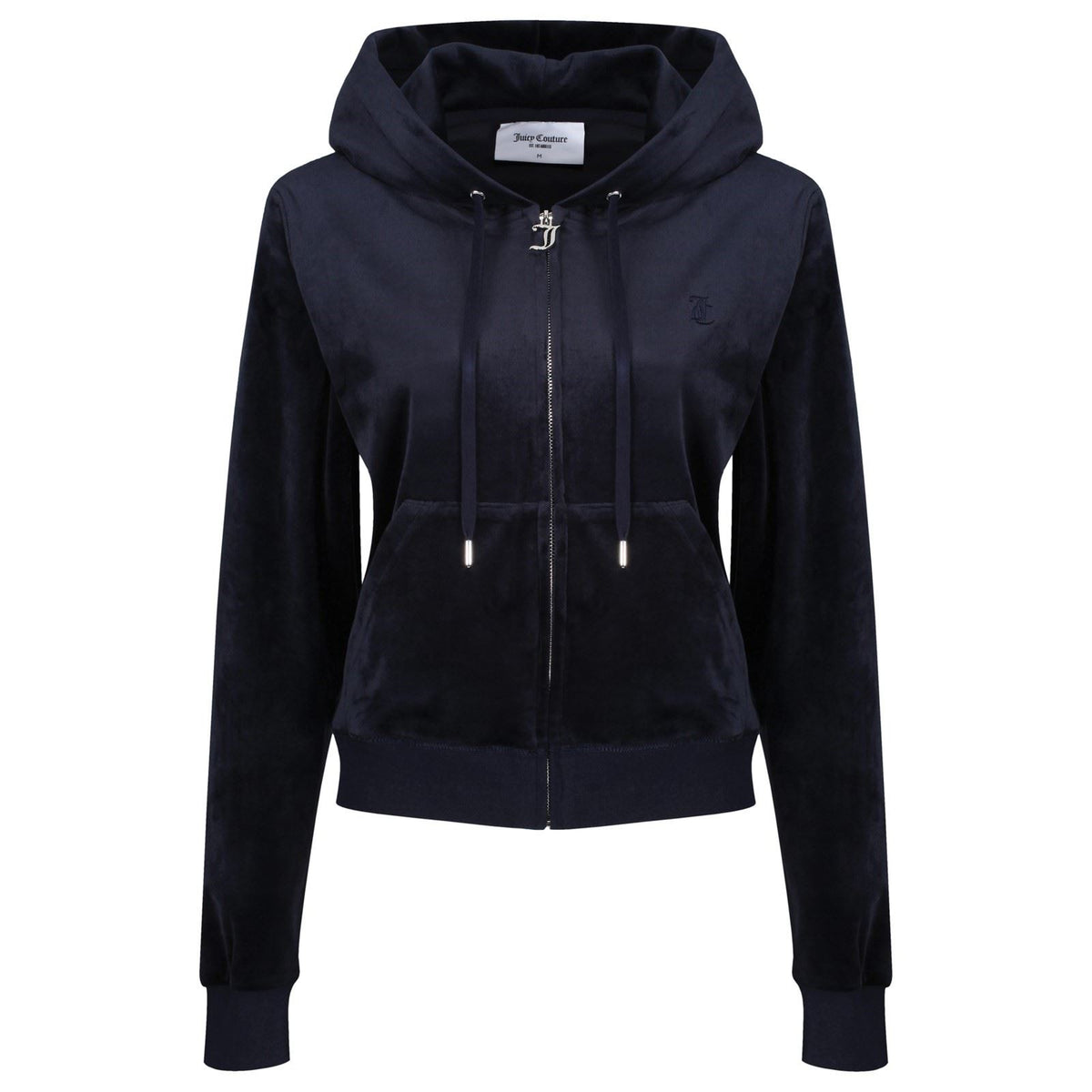 Juicy Couture Robertson Classic Jacket Sweat À Capuche Bleu En Polyester Pour Femmes