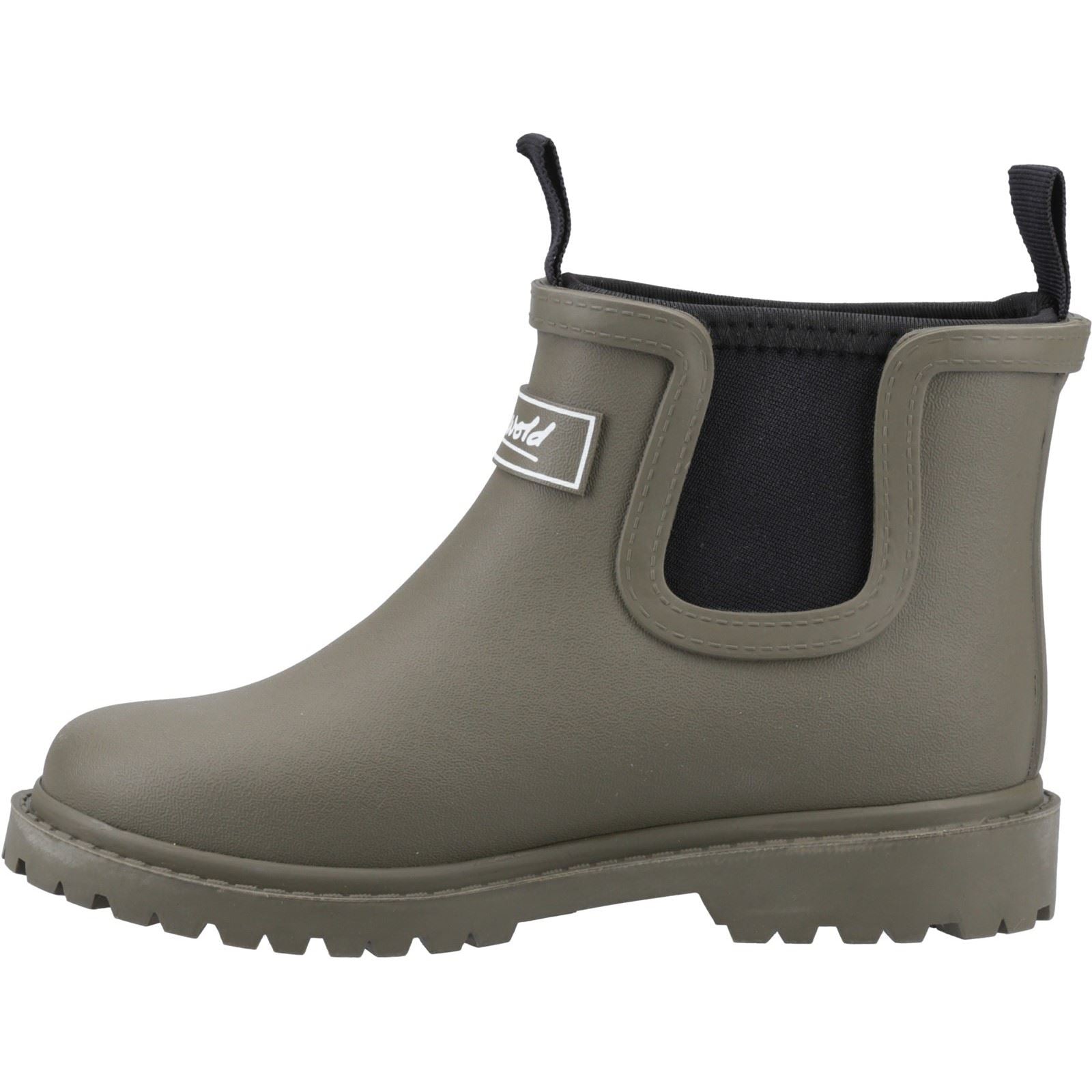 Cotswold Barton Tpr+caoutchouc Bottes Wellington Kaki Unisexes Pour Enfants