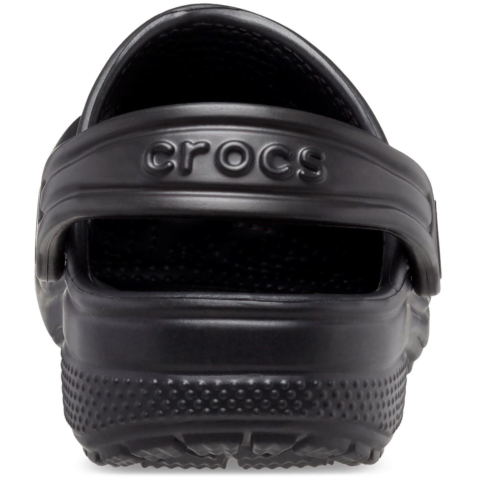 Crocs Toddler Classic Loafers En Caoutchouc Croslite Noir