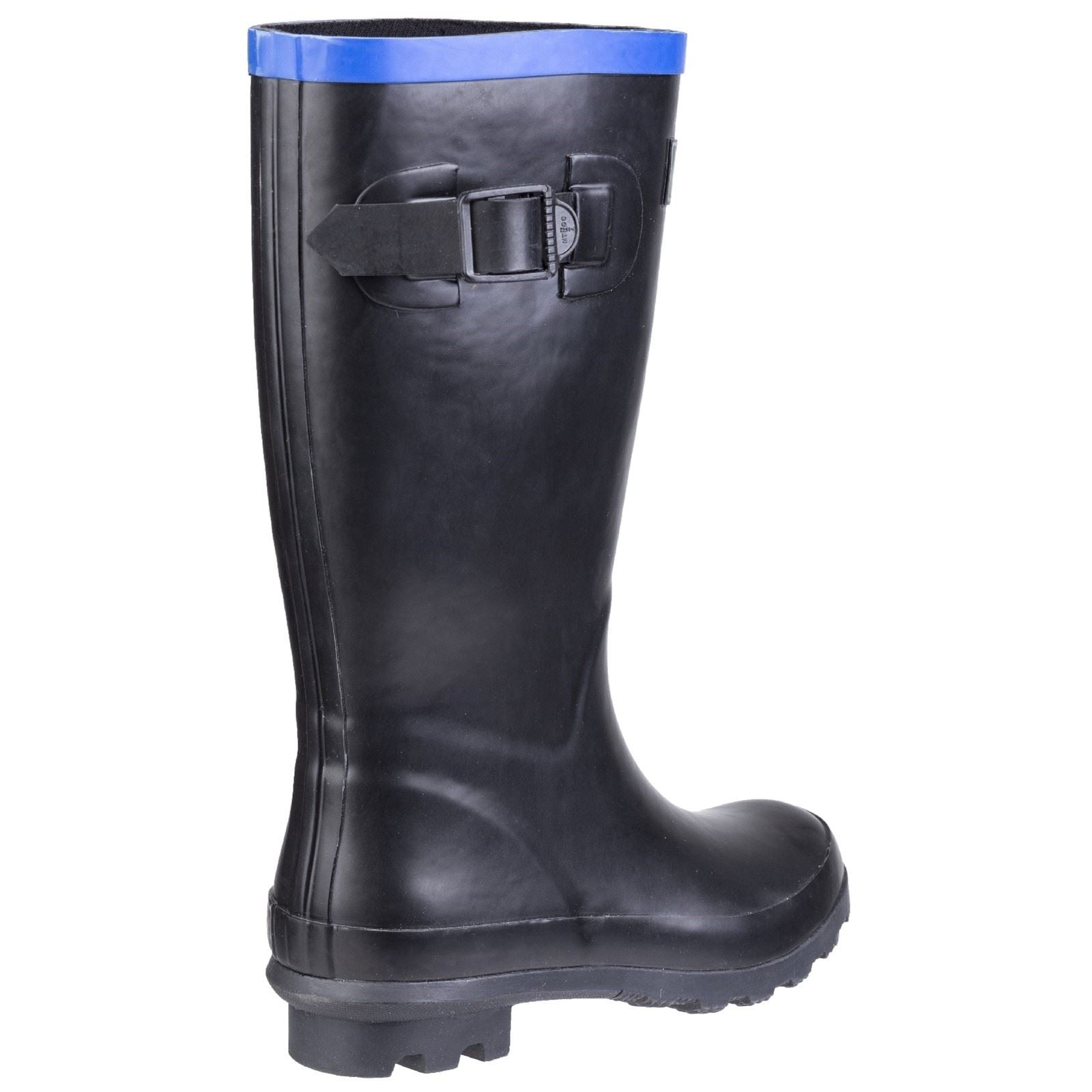 Cotswold Fairweather Bottes En Caoutchouc Mixte Enfant Noir/bleu