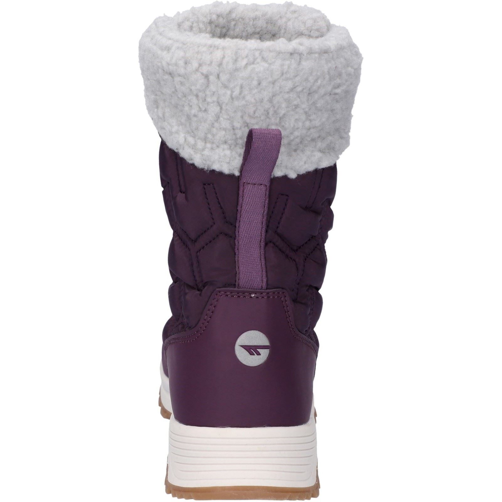 Hi-Tec Sophia Bottes De Cheville D'hiver Pour Femmes En Nylon, Prune Italienne/rose Sépia
