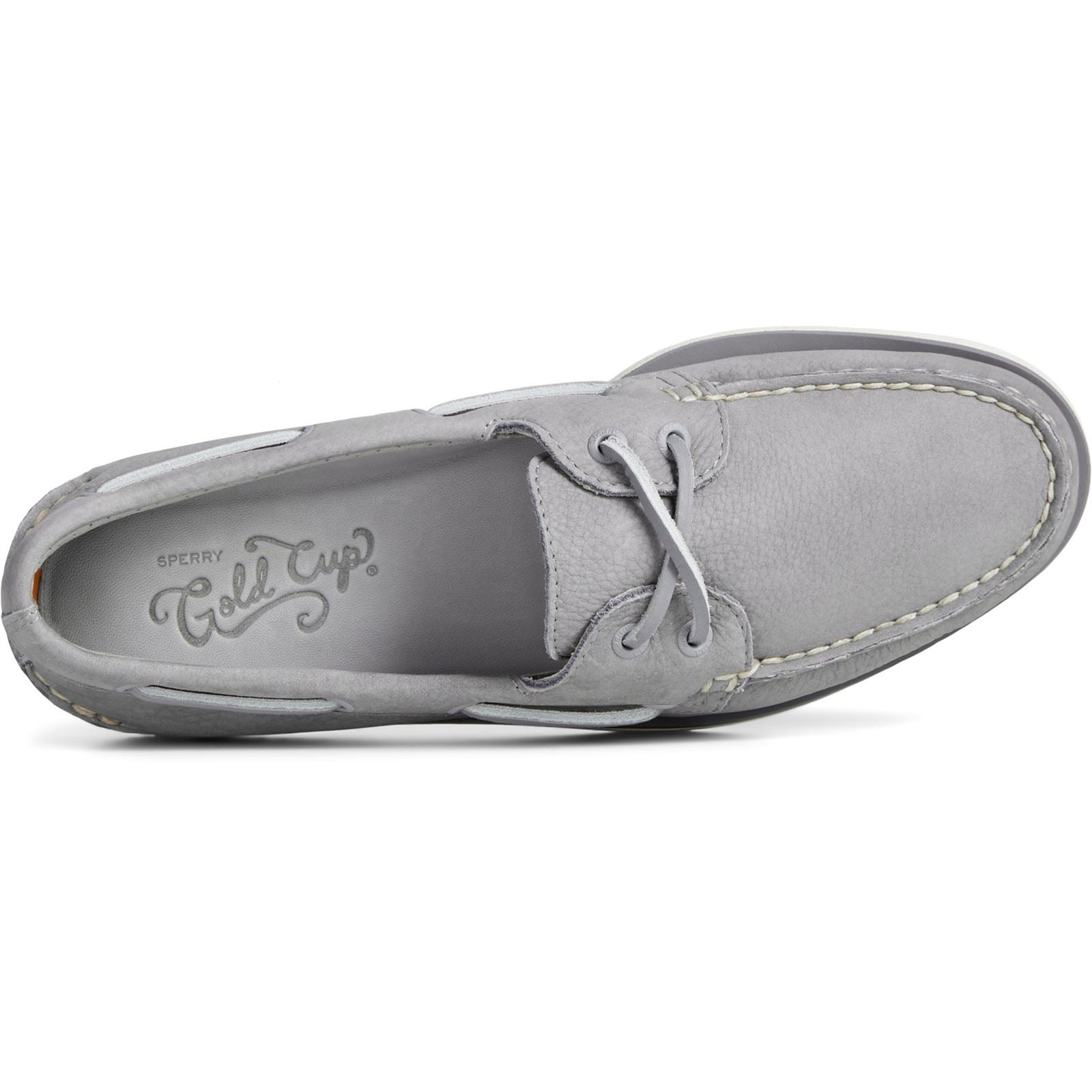 Sperry Gold Authentic Original 2-Eye Chaussures Bateau Grises Pour Hommes En Nubuck