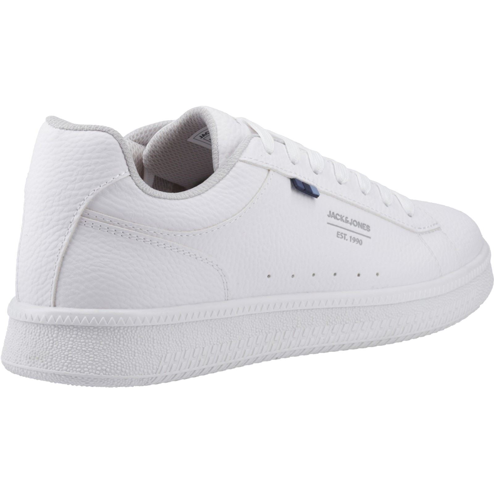 Jack & Jones Haven Tumble Sneakers Pour Hommes En Polyuréthane Blanc Brillant
