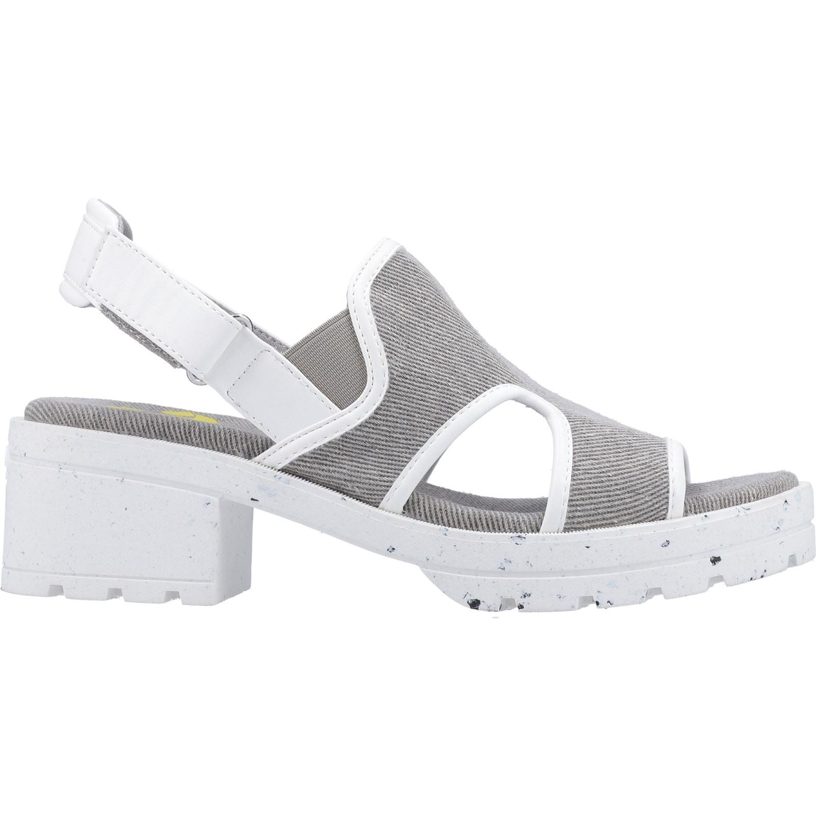Rocket Dog Lilly Talons Gris/Blancs Pour Femmes