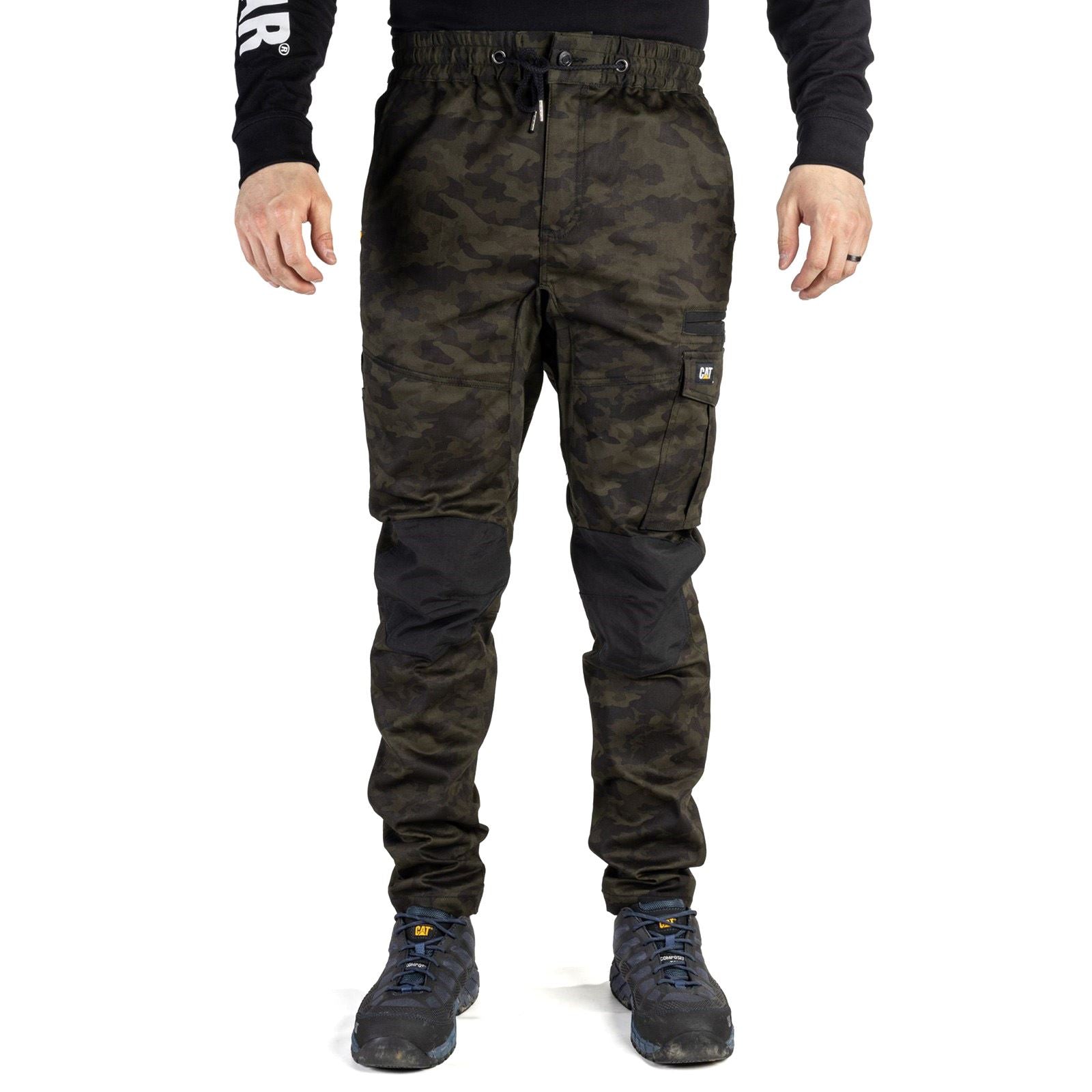 Caterpillar Dynamics Pantalons D'extérieur Pour Hommes En Coton Verts