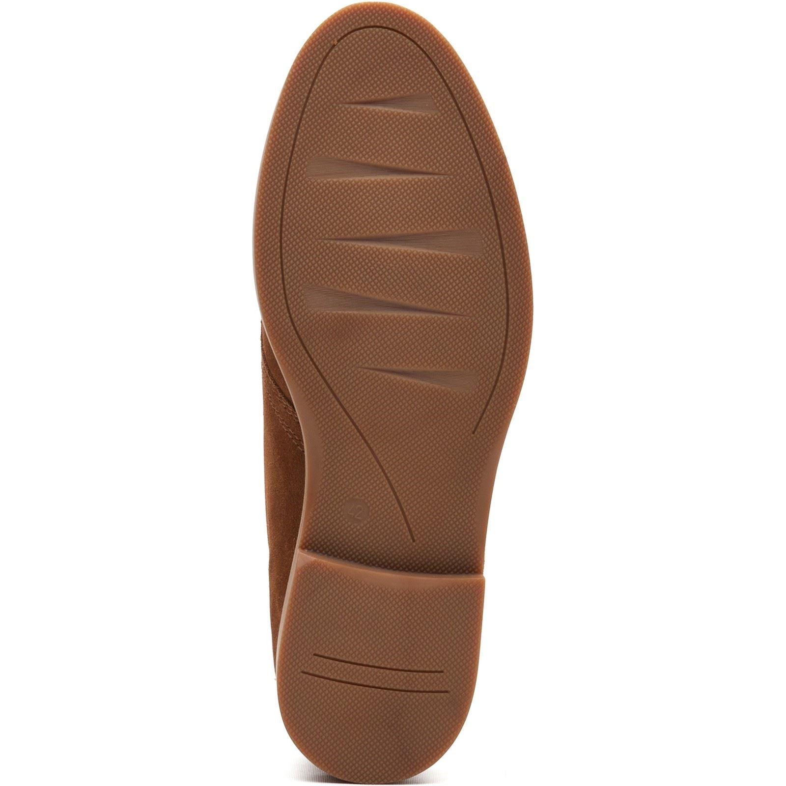 Base London Carlton Chukka Bottes En Cuir Pour Hommes Ginger