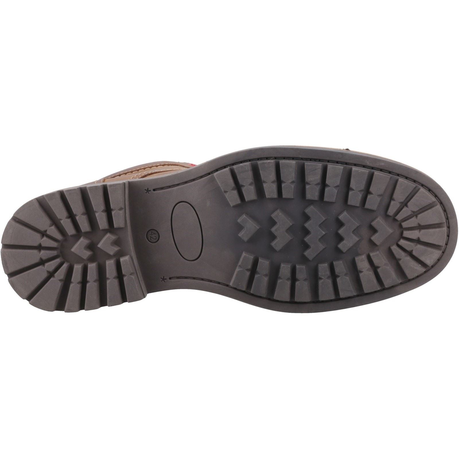 Hunter Shaws Bottes Navettes En Cuir Pour Hommes De Couleur Marron Foncé
