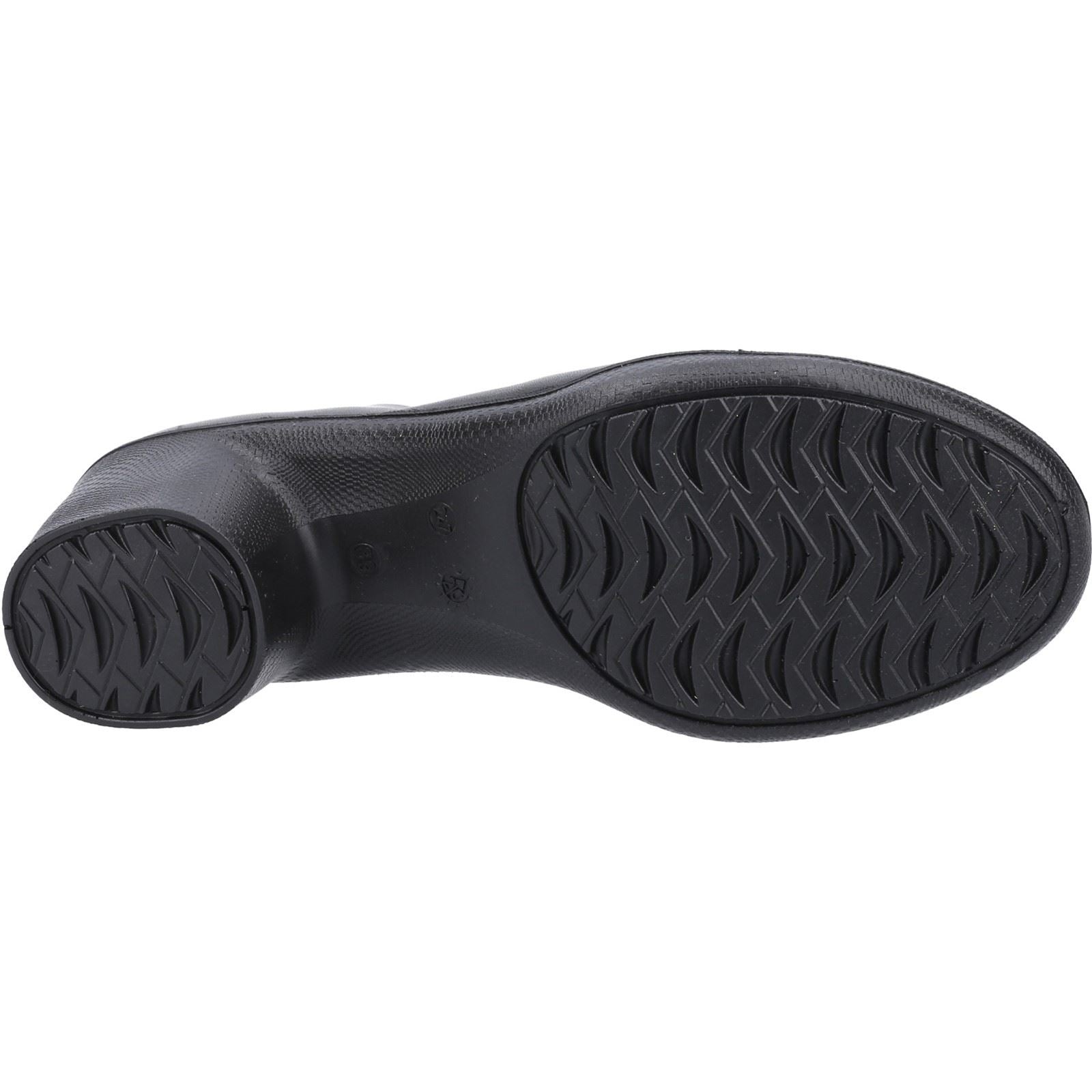 Amblers Safety  Chaussures De Sécurité Noires En Cuir Pour Femmes As607