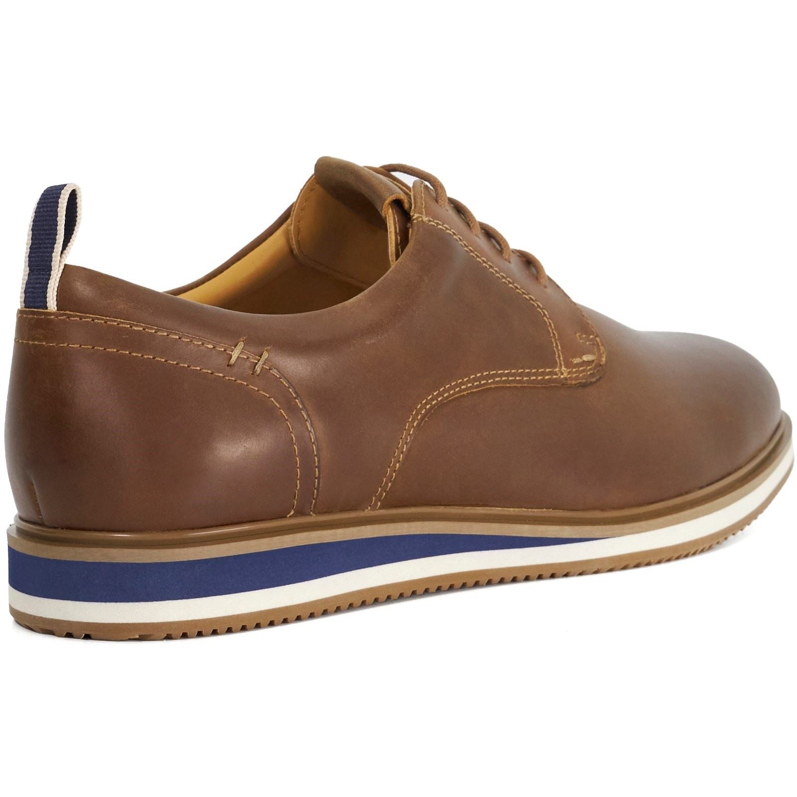 Dune Blaksley Chaussures En Cuir Pour Hommes Brunes À Lacets