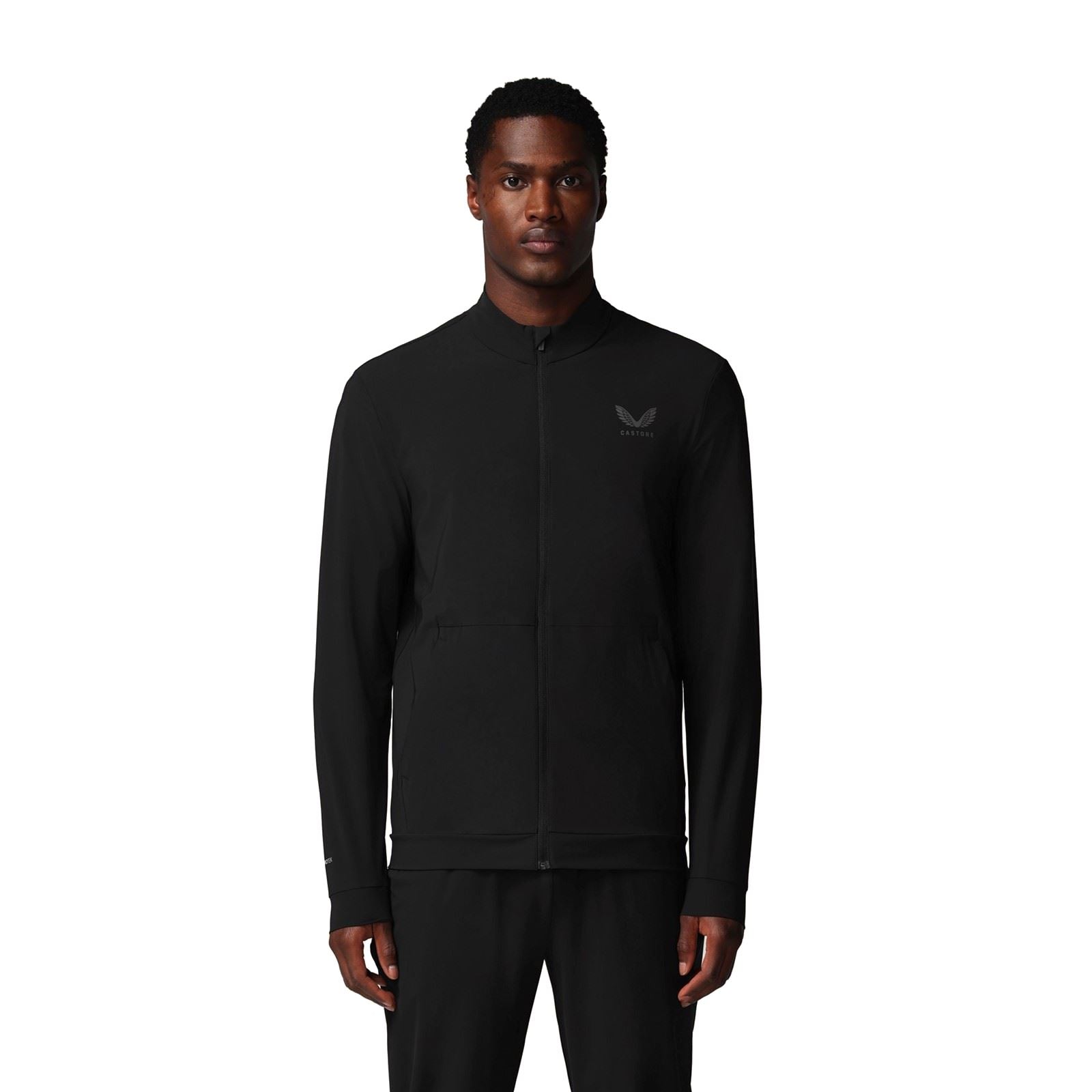 Castore Tech Training Vestes De Survêtement Noires Pour Hommes