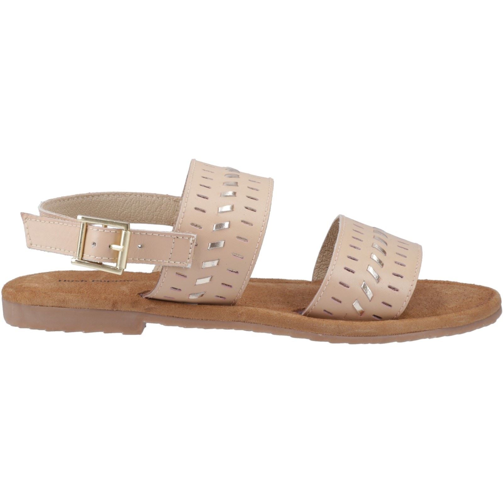 Hush Puppies Hadley Sandales Nude Pour Femmes En Cuir