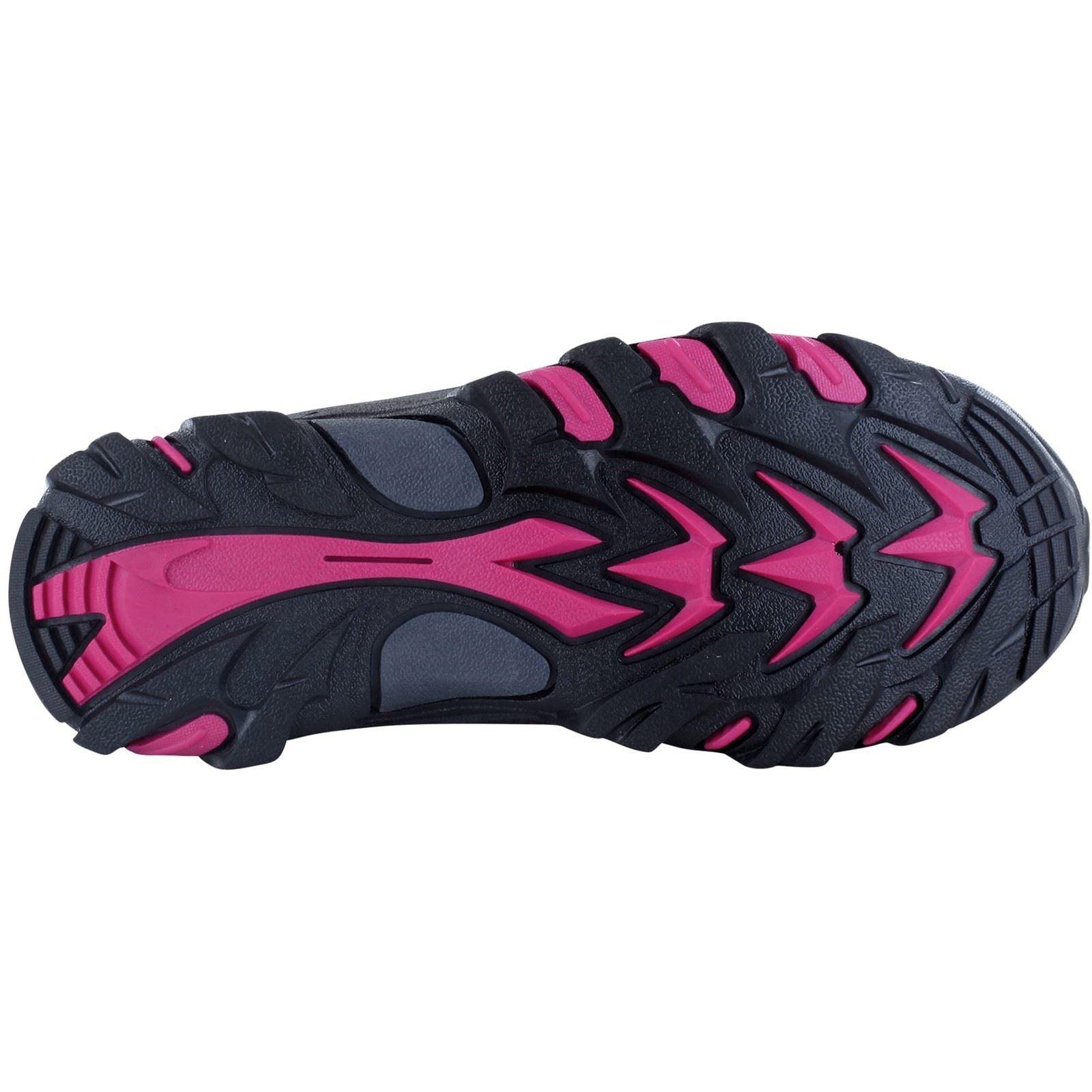 Hi-Tec Blackout Mid Bottes De Randonnée En Polyester Soft Shell Pour Fille En Rose Foncé/fuchsia