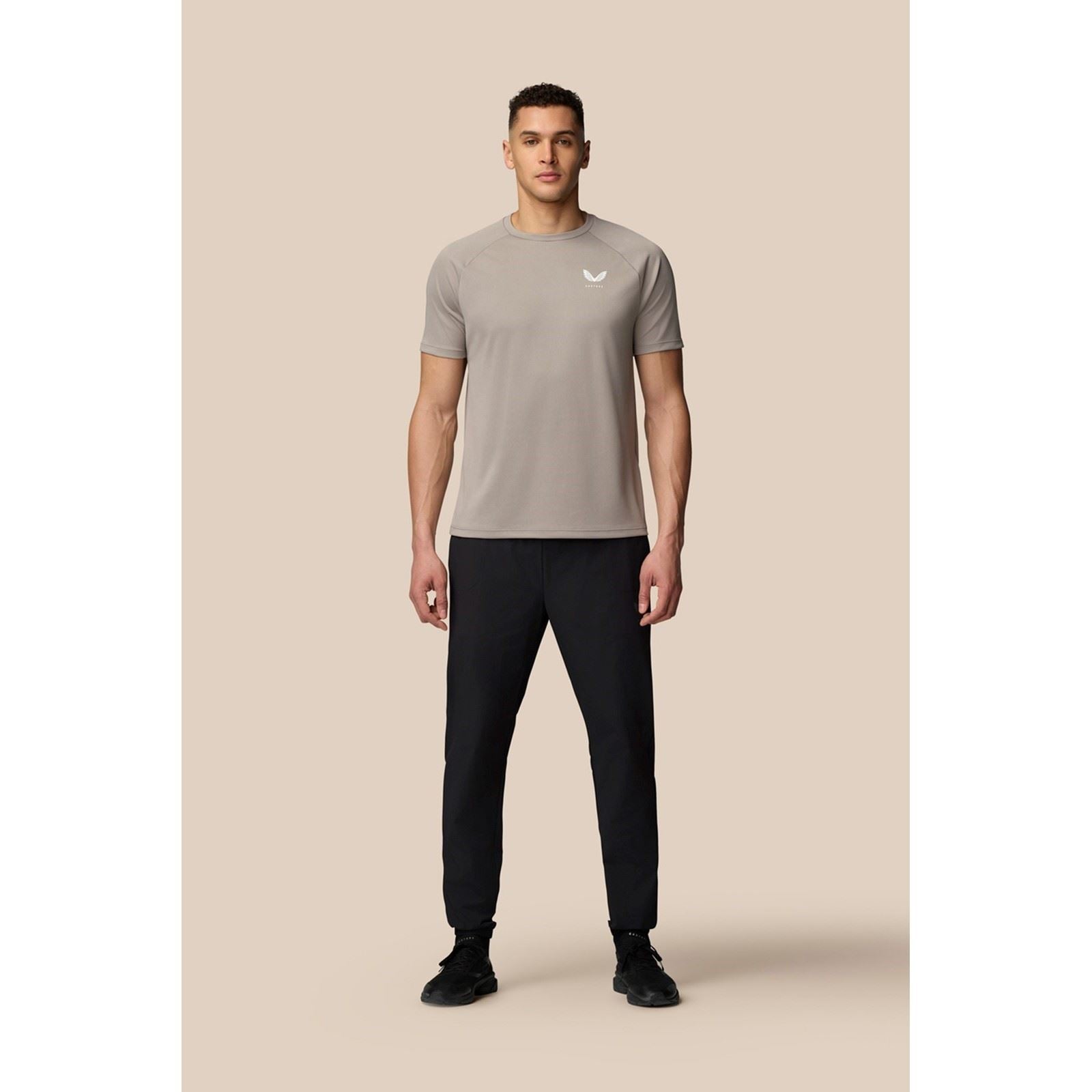 Castore Woven Jogger Noirs En Polyester Pour Homme