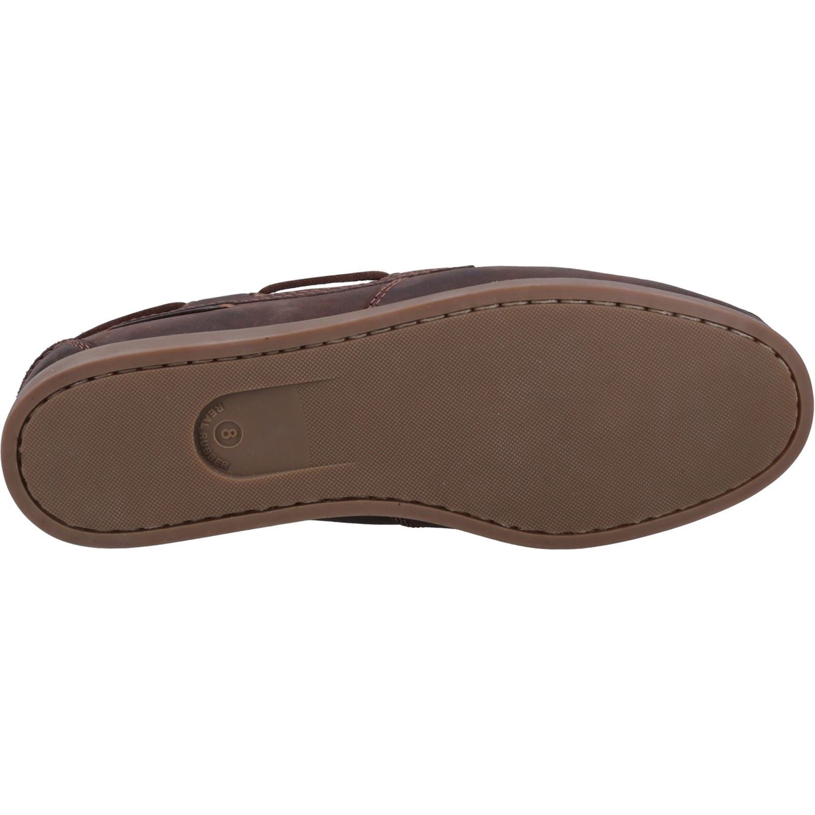 Cotswold Waterlane Chaussures Bateau En Cuir Marron Pour Femmes