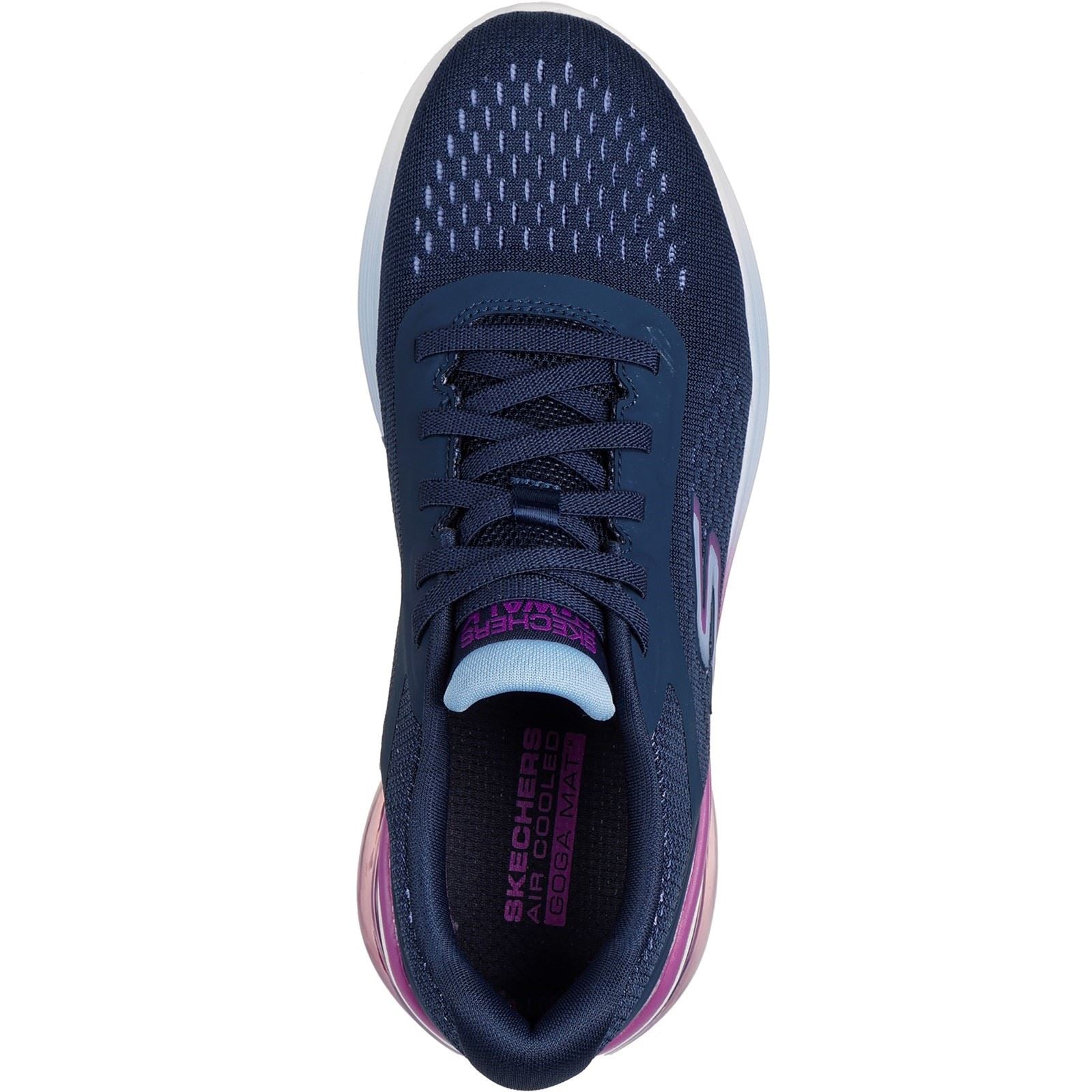 Skechers Go Walk Air 3.0 Chaussures De Sport Femme Bleu Marine/Violet