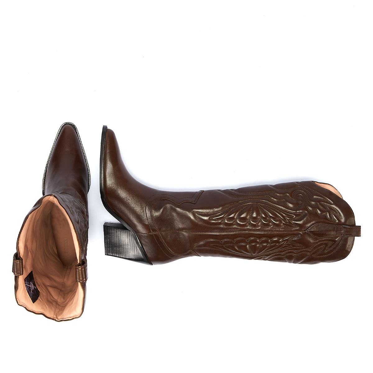 Bronx Nouvelles Bottes Marron Foncé Pour Femmes