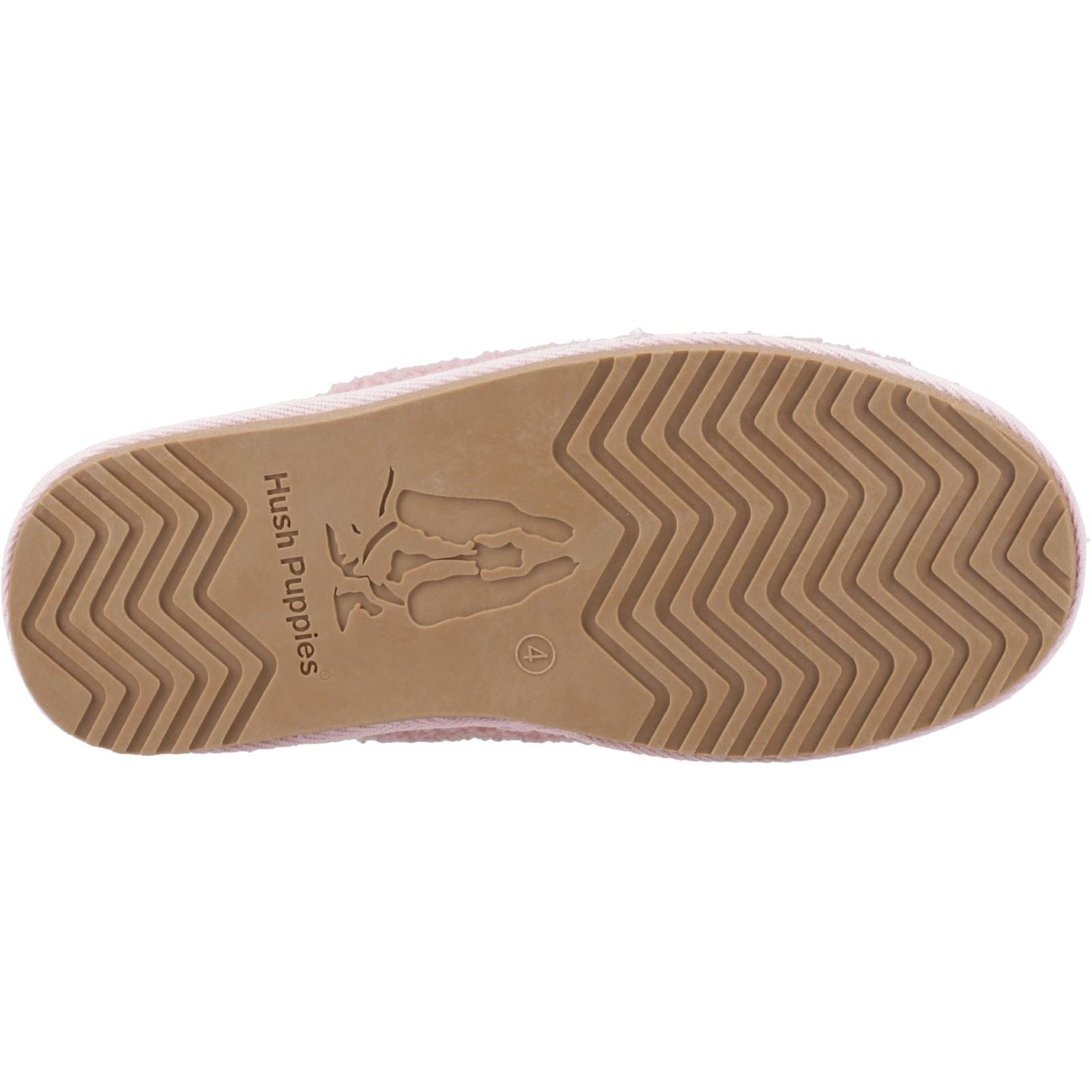 Hush Puppies Joanna Chaussons Roses Pour Femme En Textile