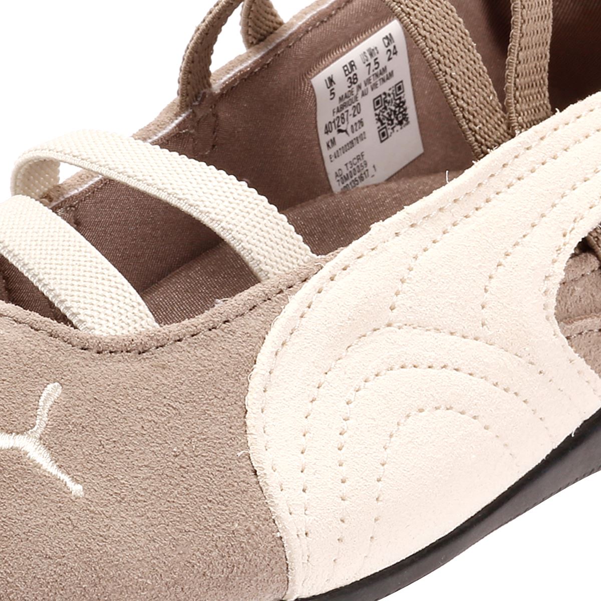 Puma Speedcat Ballet SD Chaussures Grises Pour Femmes En Suède