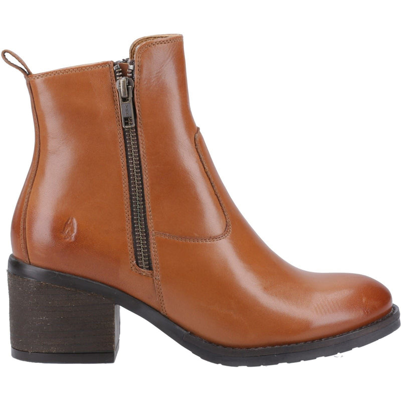 Hush Puppies Helena Bottes En Cuir Pour Femmes Couleur Tan