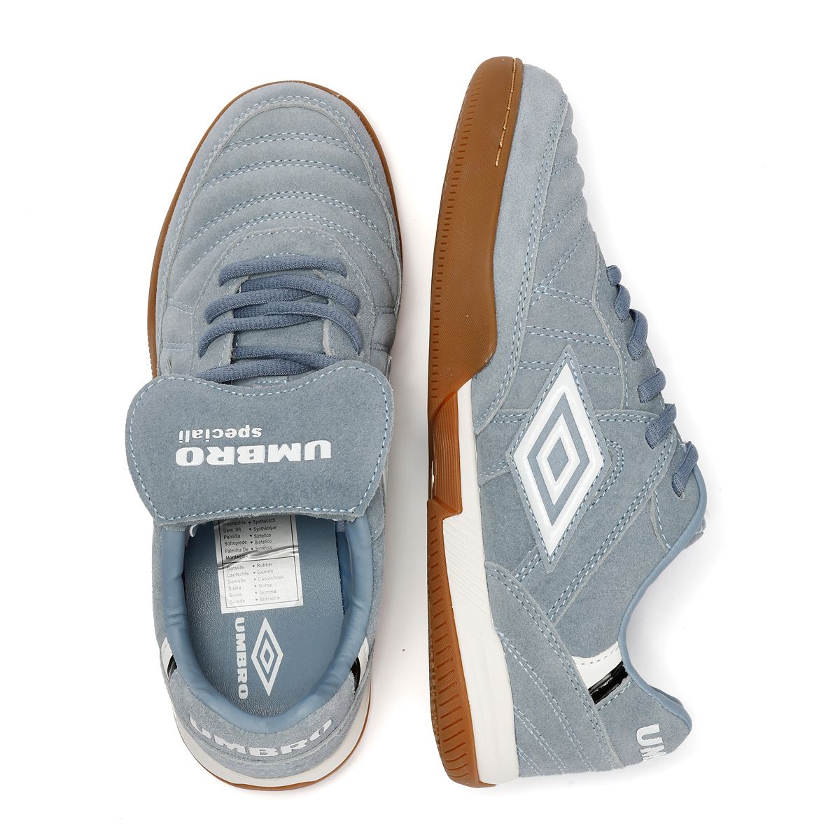 Umbro Speciali TR Baskets Bleues En Suède