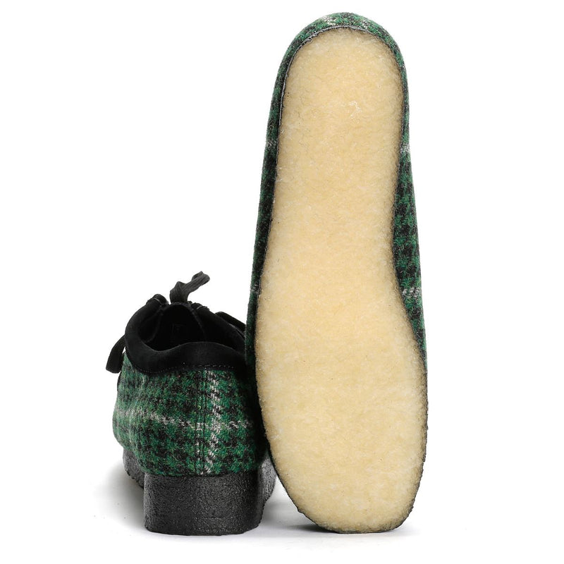 Clarks Originals Wallabee Chaussures Hommes En Textile Vert