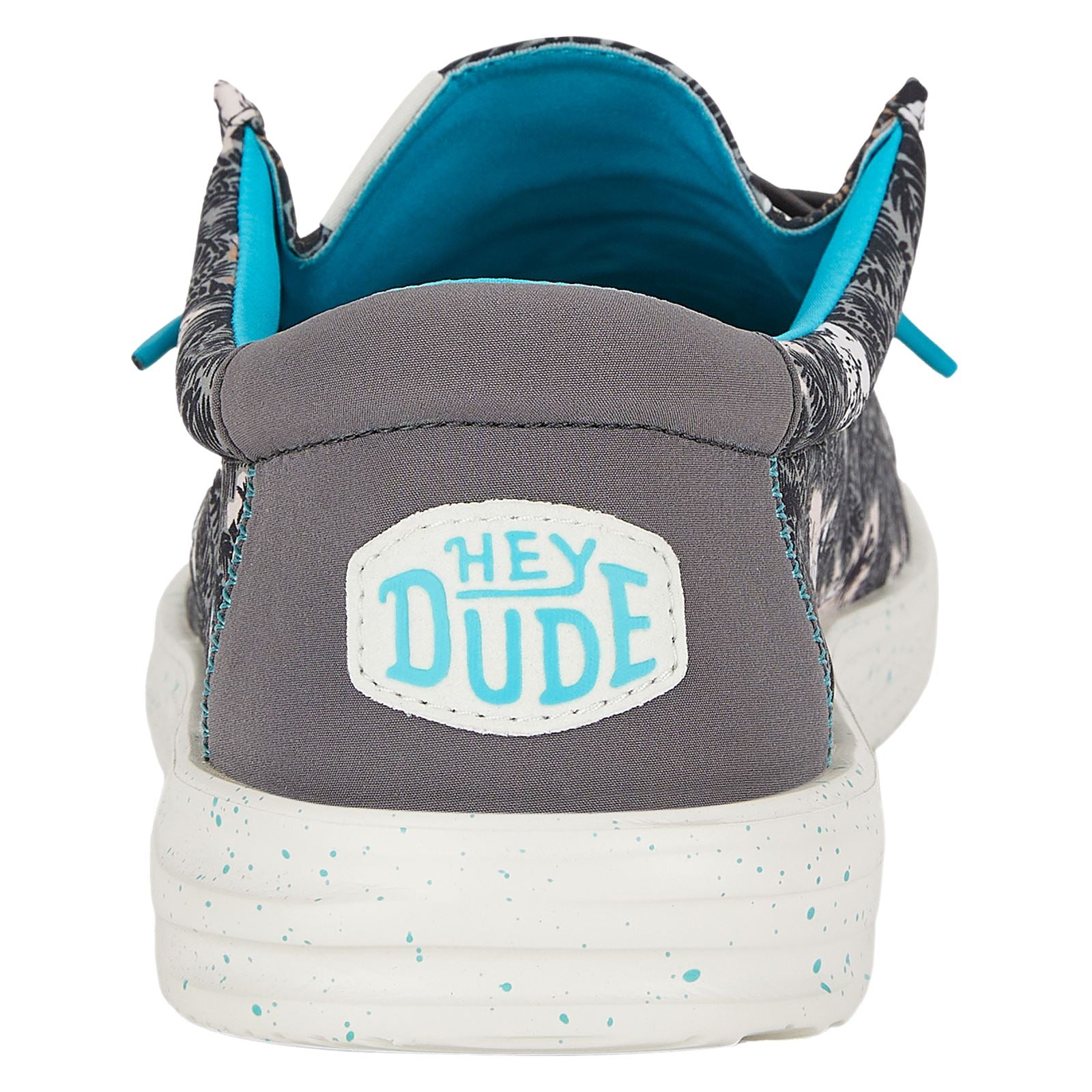 HEYDUDE Wally H2O Tropical Chaussures Bateau Tropicales Noires Pour Hommes