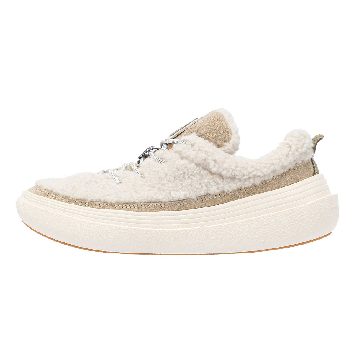 Flower Mountain Fami Teddy Baskets Blanches En Mélange De Laine