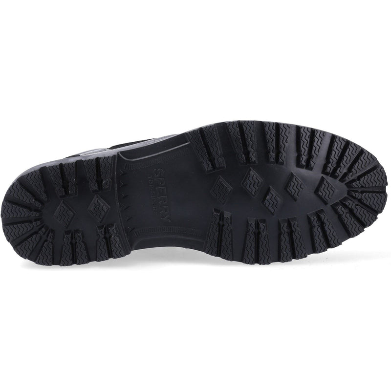 Sperry Authentic Original Lug Chukka Bottes Noires En Cuir Pour Hommes