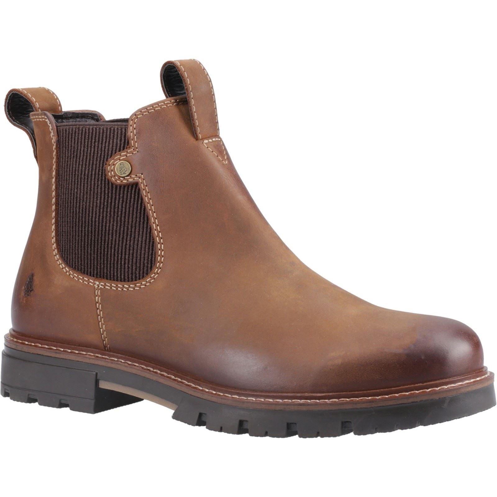 Hush Puppies Pascal Bottes En Cuir Pour Homme Couleur Tan