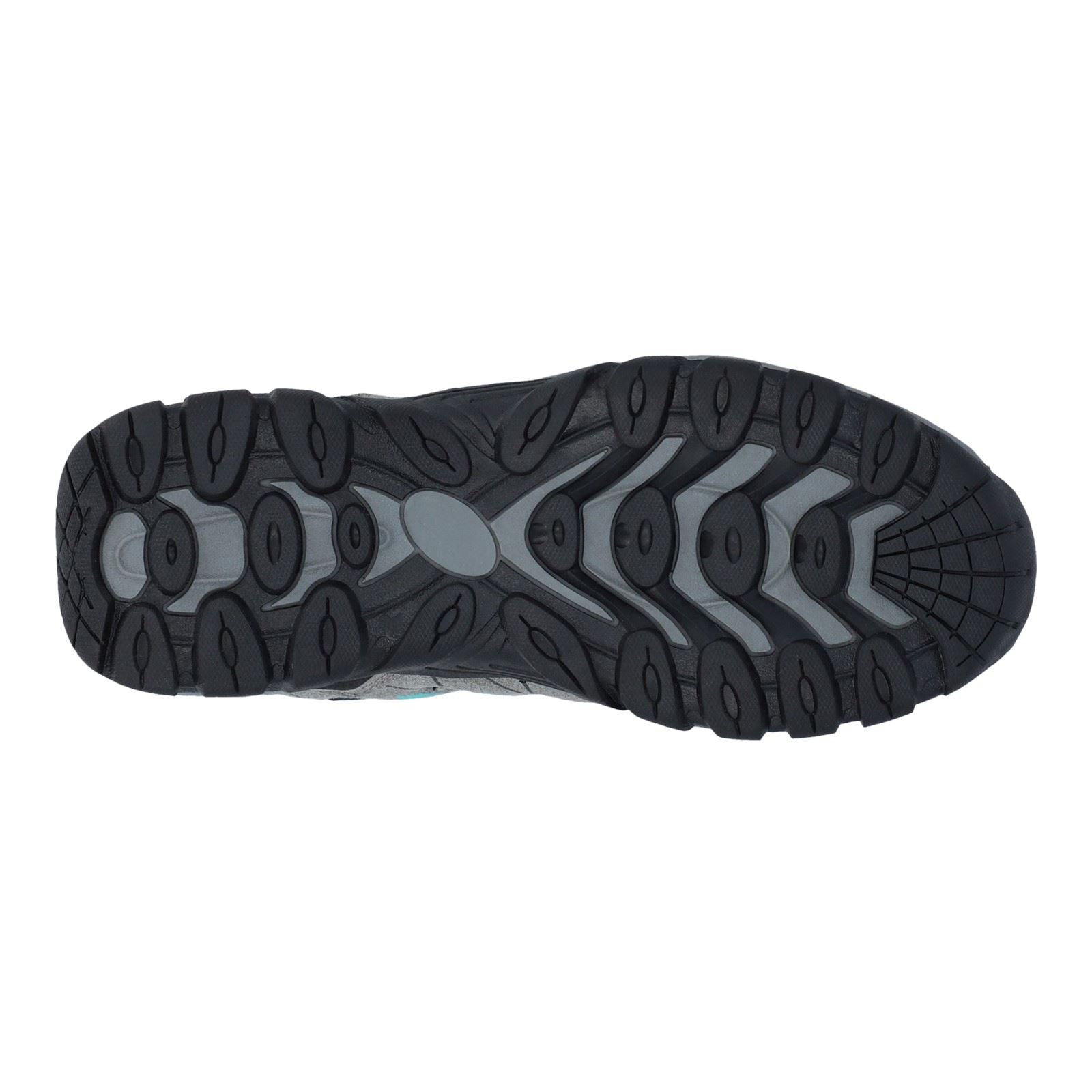 Hi-Tec Corzo Low Bottes De Randonnée Pour Femmes En Suède Pu Gris Frais/bleu Marine/curaçao